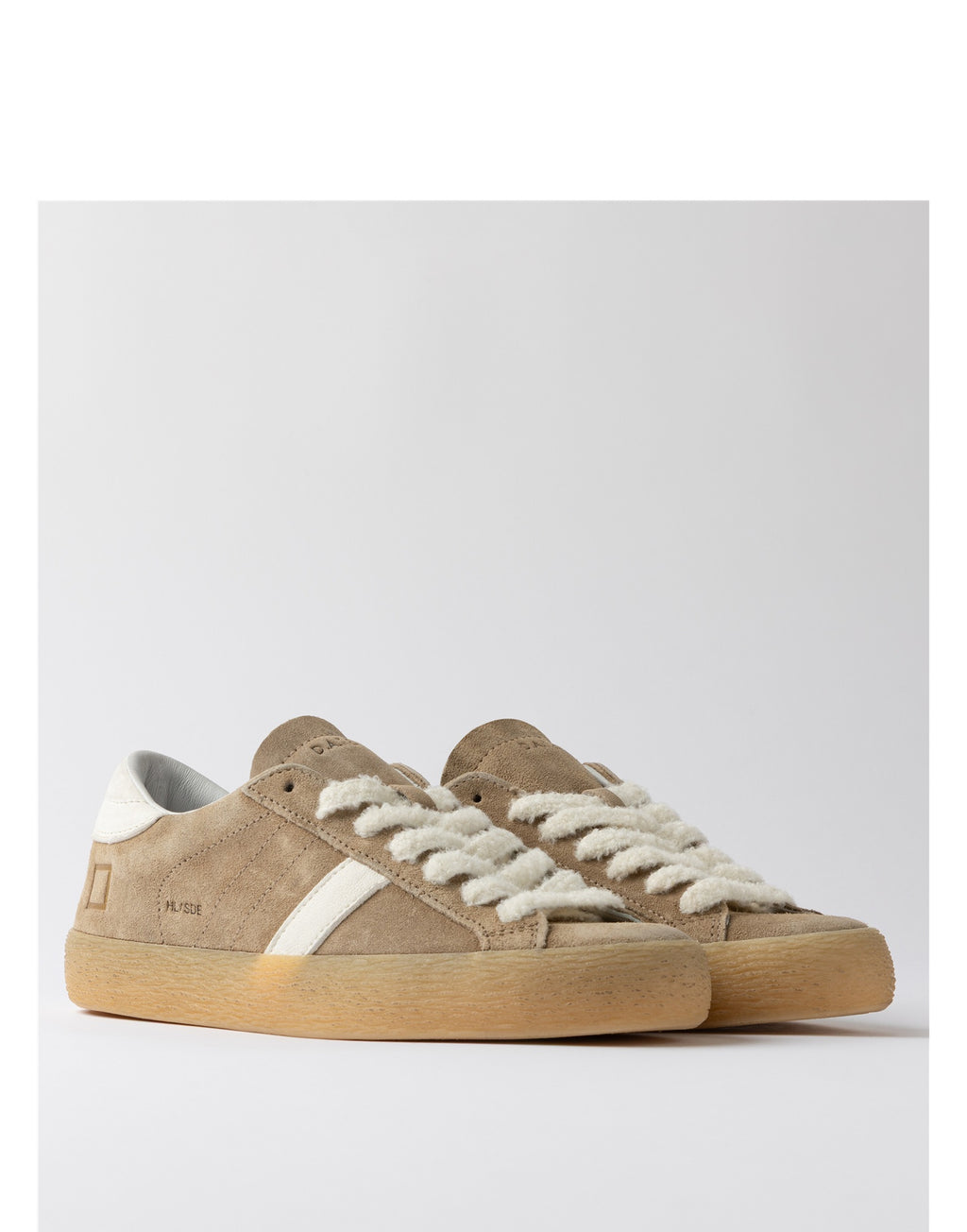 D.A.T.E. Sneakers Hill Low Suede Camel