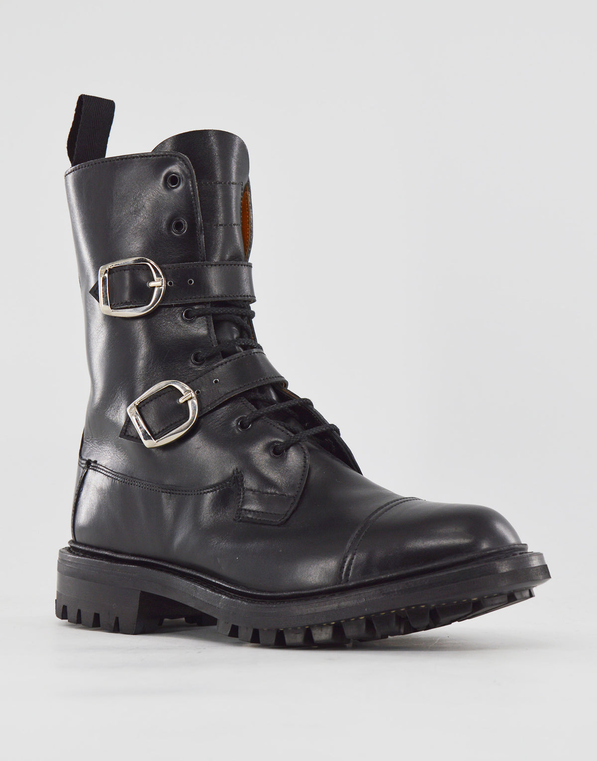 TRICKER'S Biker Boots Wanda Fondo Commando Black