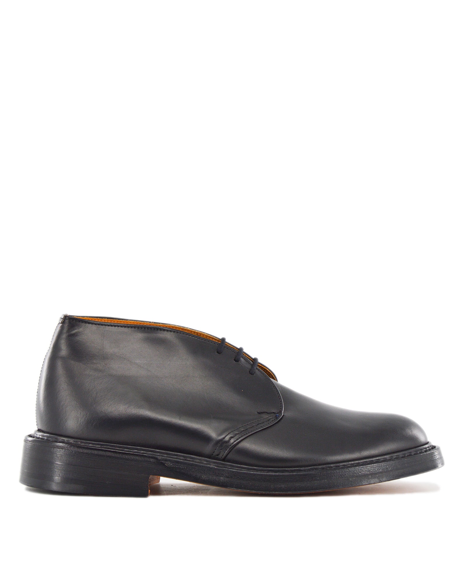 TRICKER'S Polacchino Winston in Pelle Fondo Cuoio Black