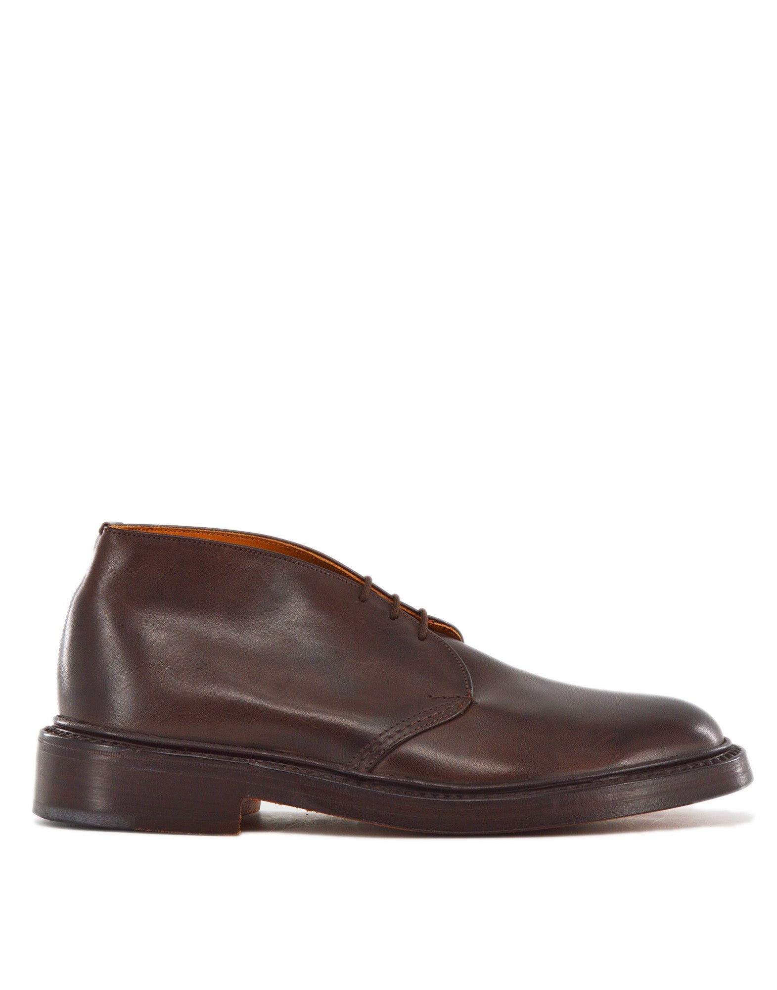 TRICKER'S Polacchino Winston in Pelle Fondo Cuoio Espresso Burnished
