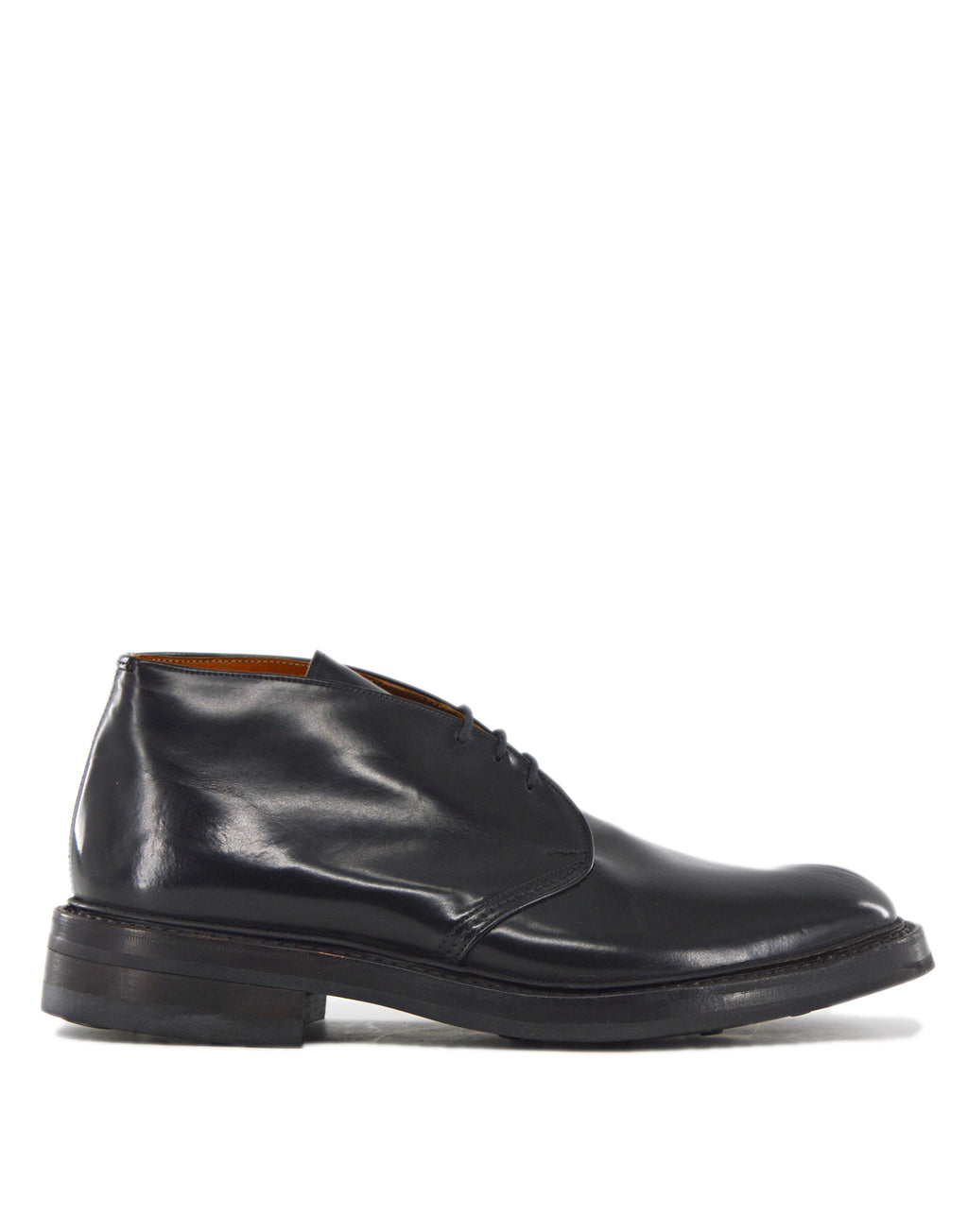 TRICKER'S Polacchino Winston in Pelle Fondo Dainite Black