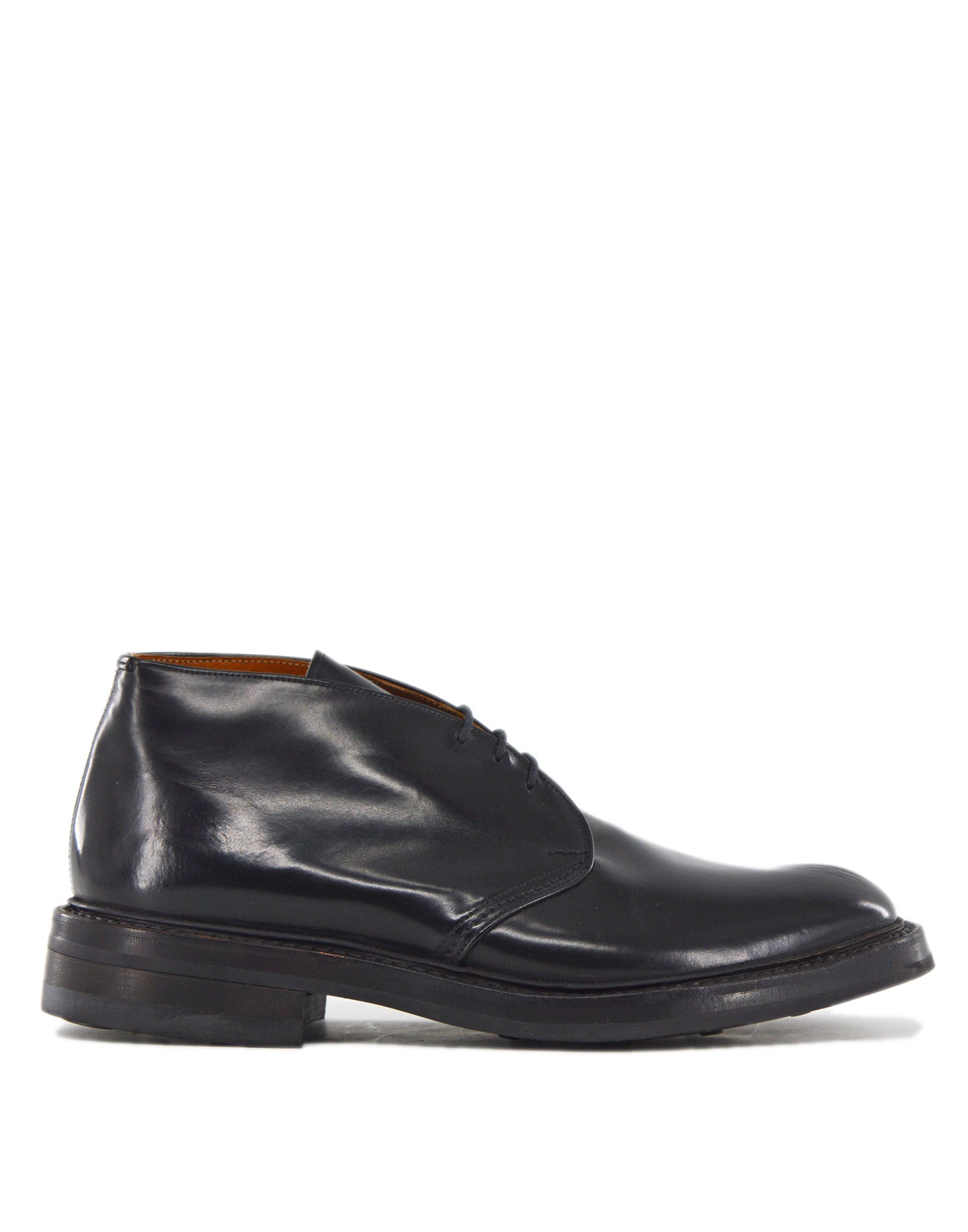 TRICKER'S Polacchino Winston in Pelle Fondo Dainite Black