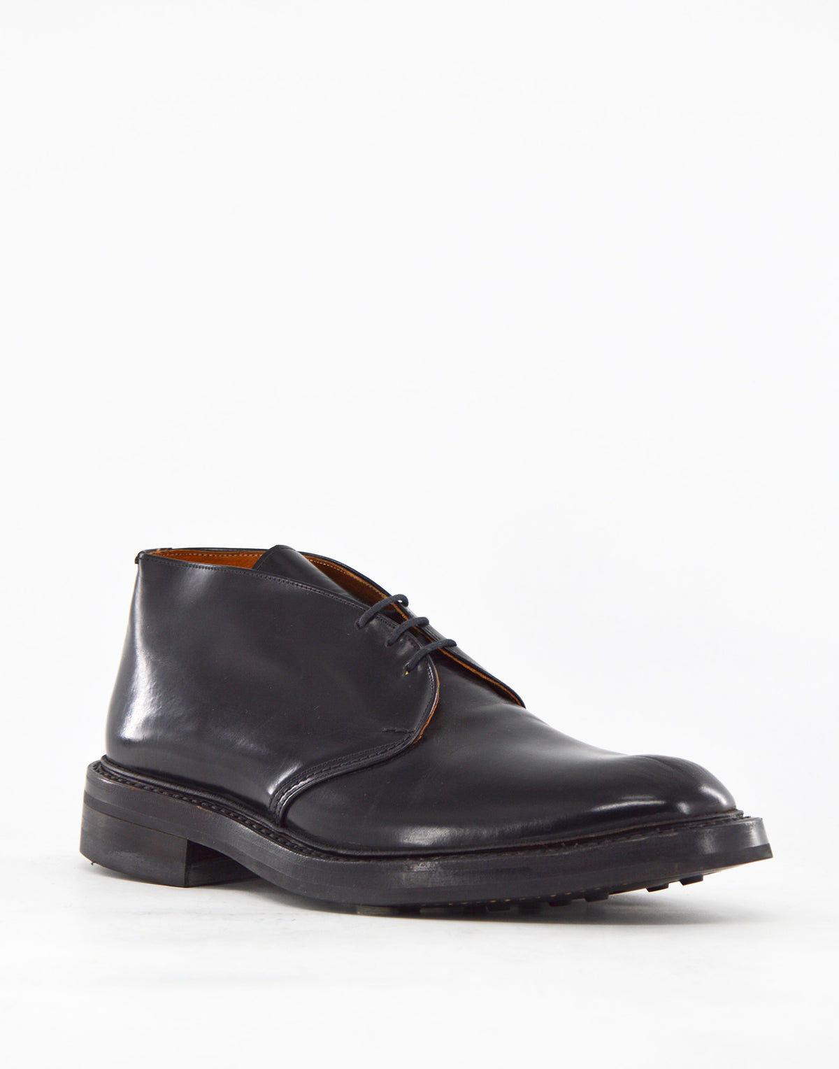 TRICKER'S Polacchino Winston in Pelle Fondo Dainite Black