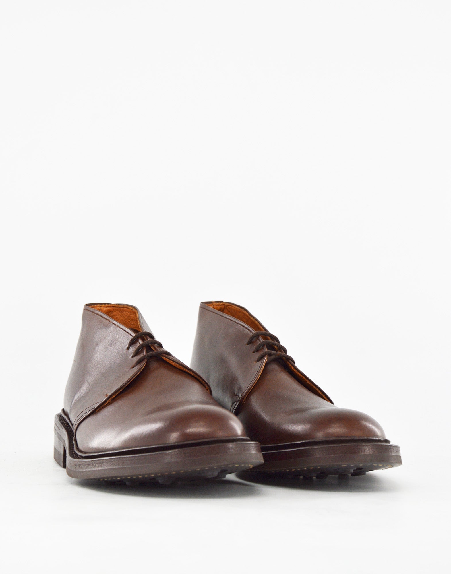 TRICKER'S Polacchino Winston in Pelle Fondo Dainite Espresso Burnished