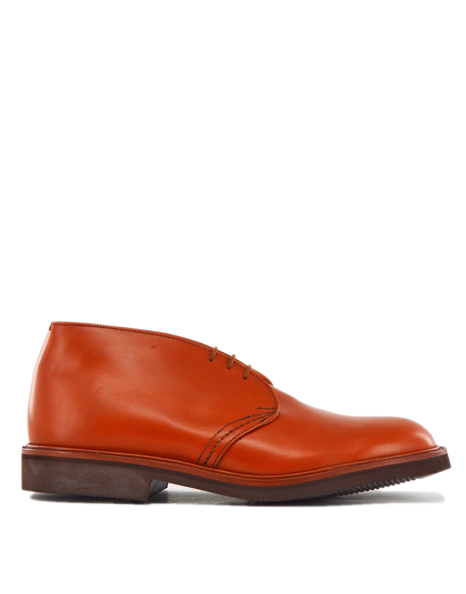 TRICKER'S Polacchino Winston in Pelle Fondo Gomma Brown