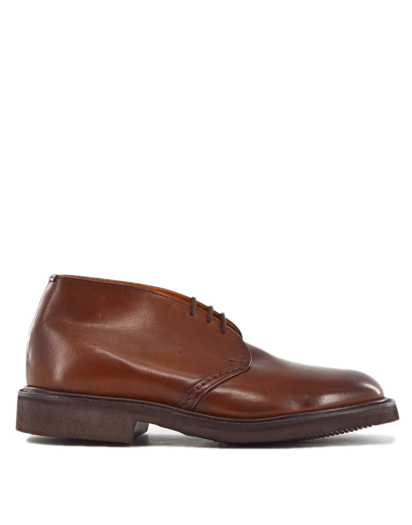TRICKER'S Polacchino Winston in Pelle Fondo Vibram Espresso Burnished