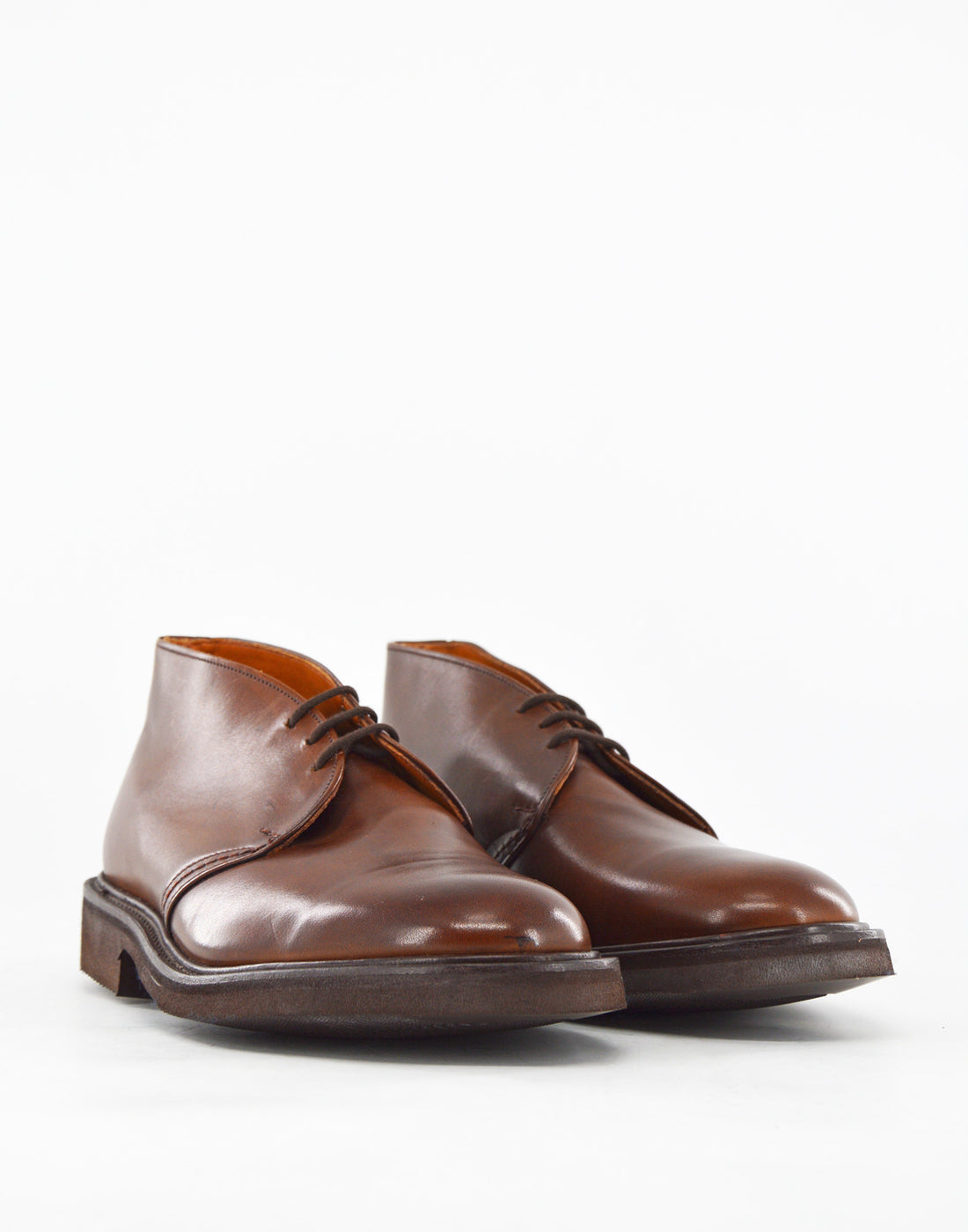 TRICKER'S Polacchino Winston in Pelle Fondo Vibram Espresso Burnished