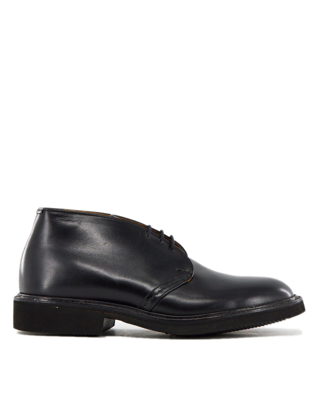 TRICKER'S Polacchino Winston in Pelle Fondo Vibram Black