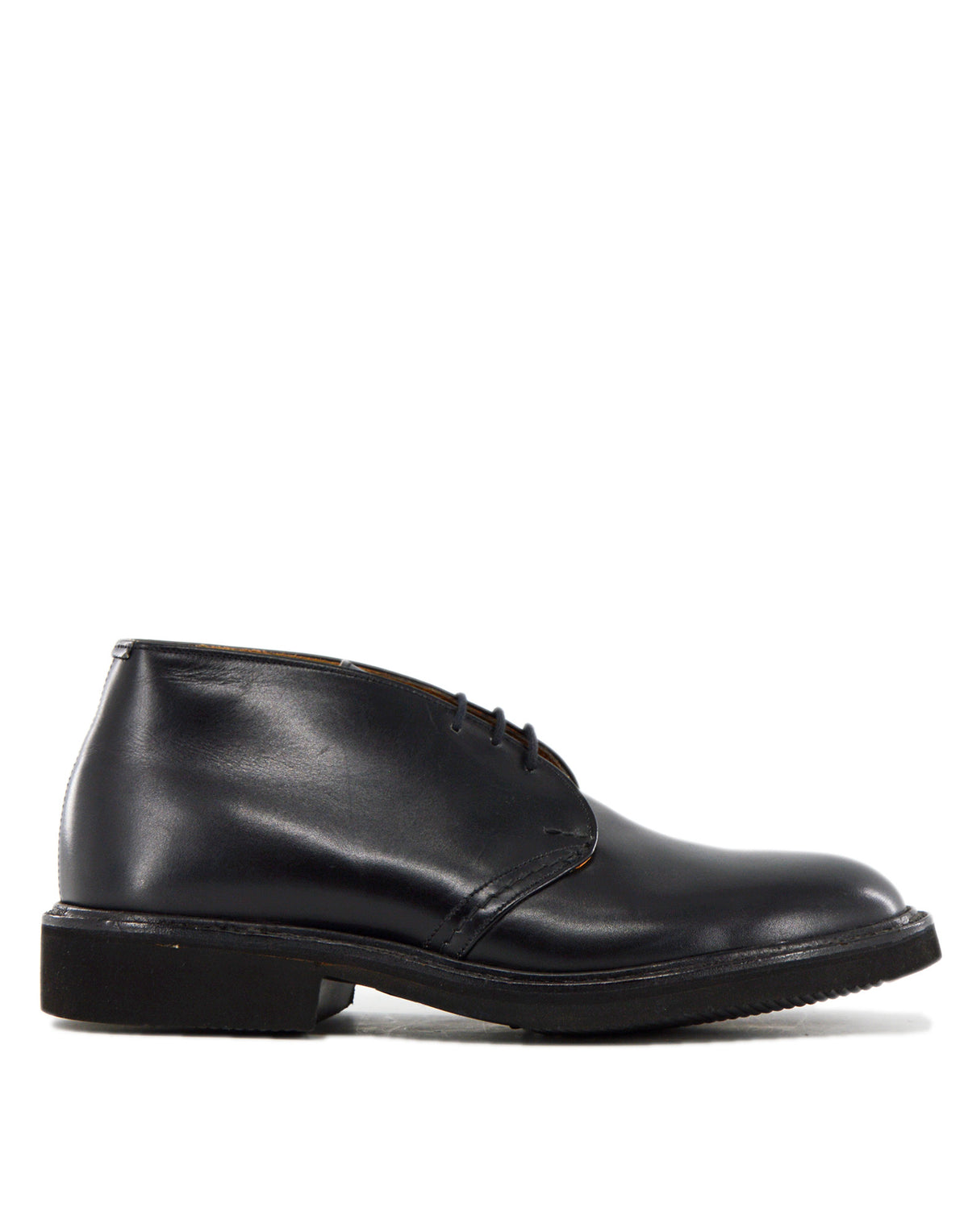 TRICKER'S Polacchino Winston in Pelle Fondo Vibram Black
