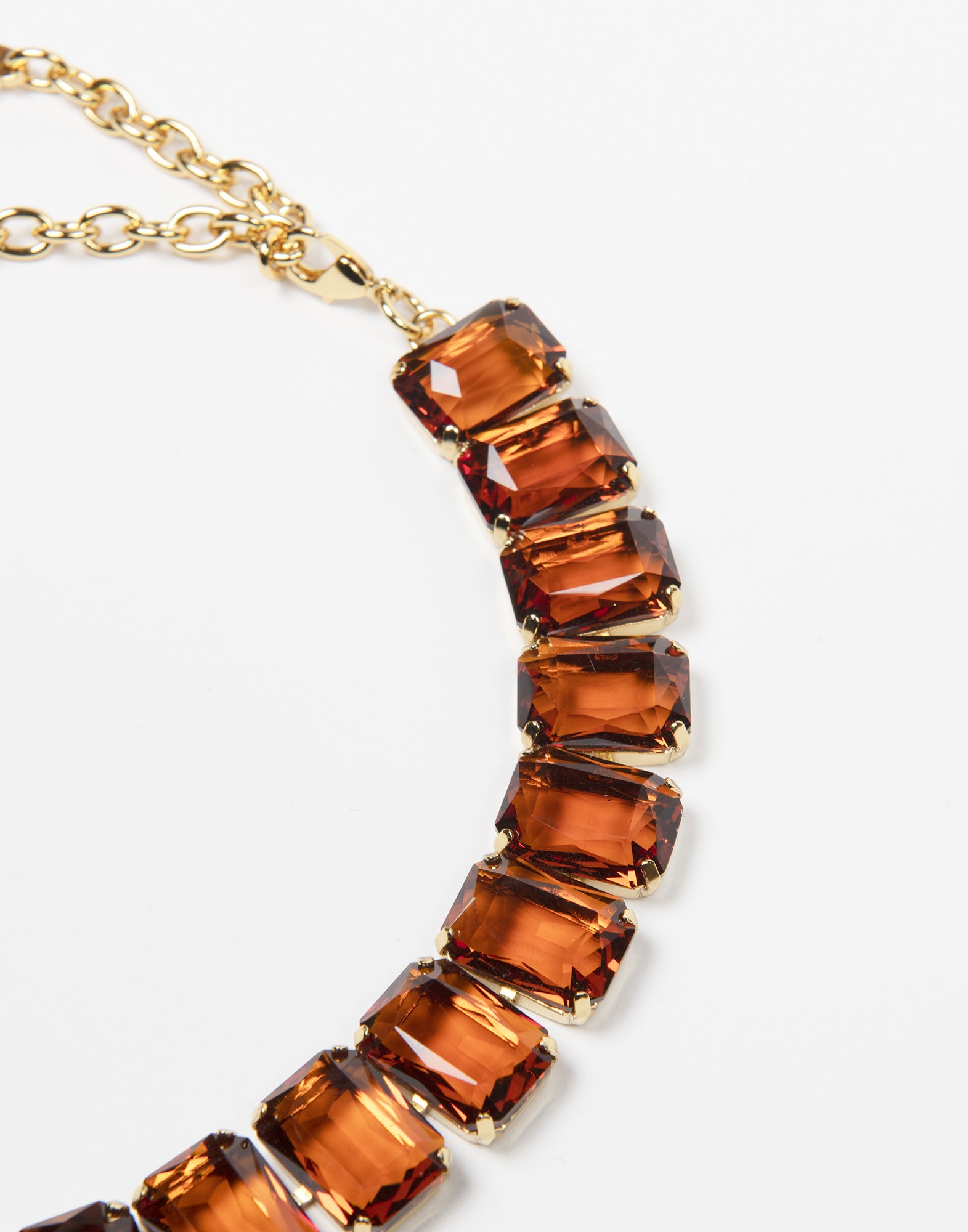 DOUUOD Collana con Pietre Ambra
