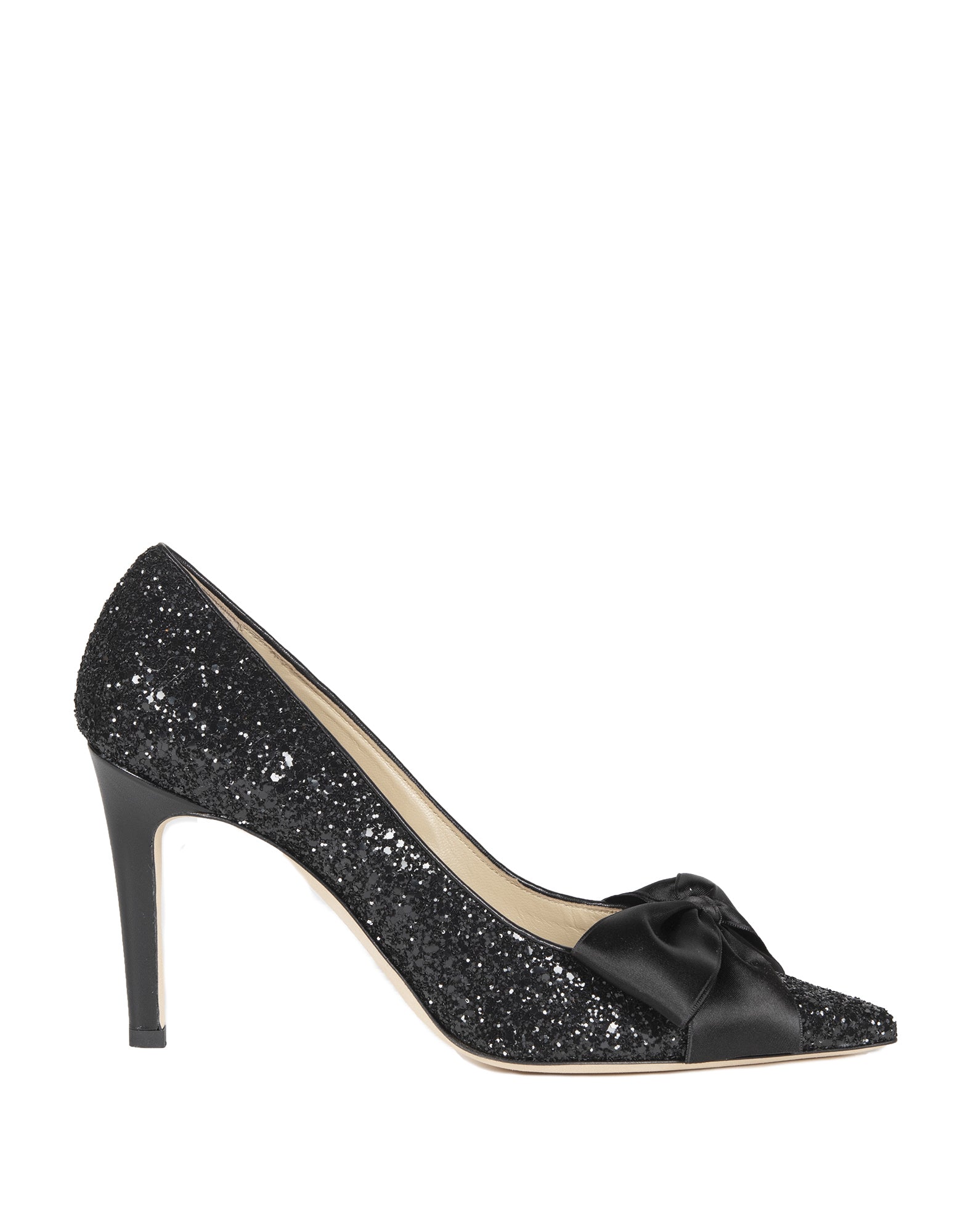 DOUUOD Décolleté Glitter con Fiocco