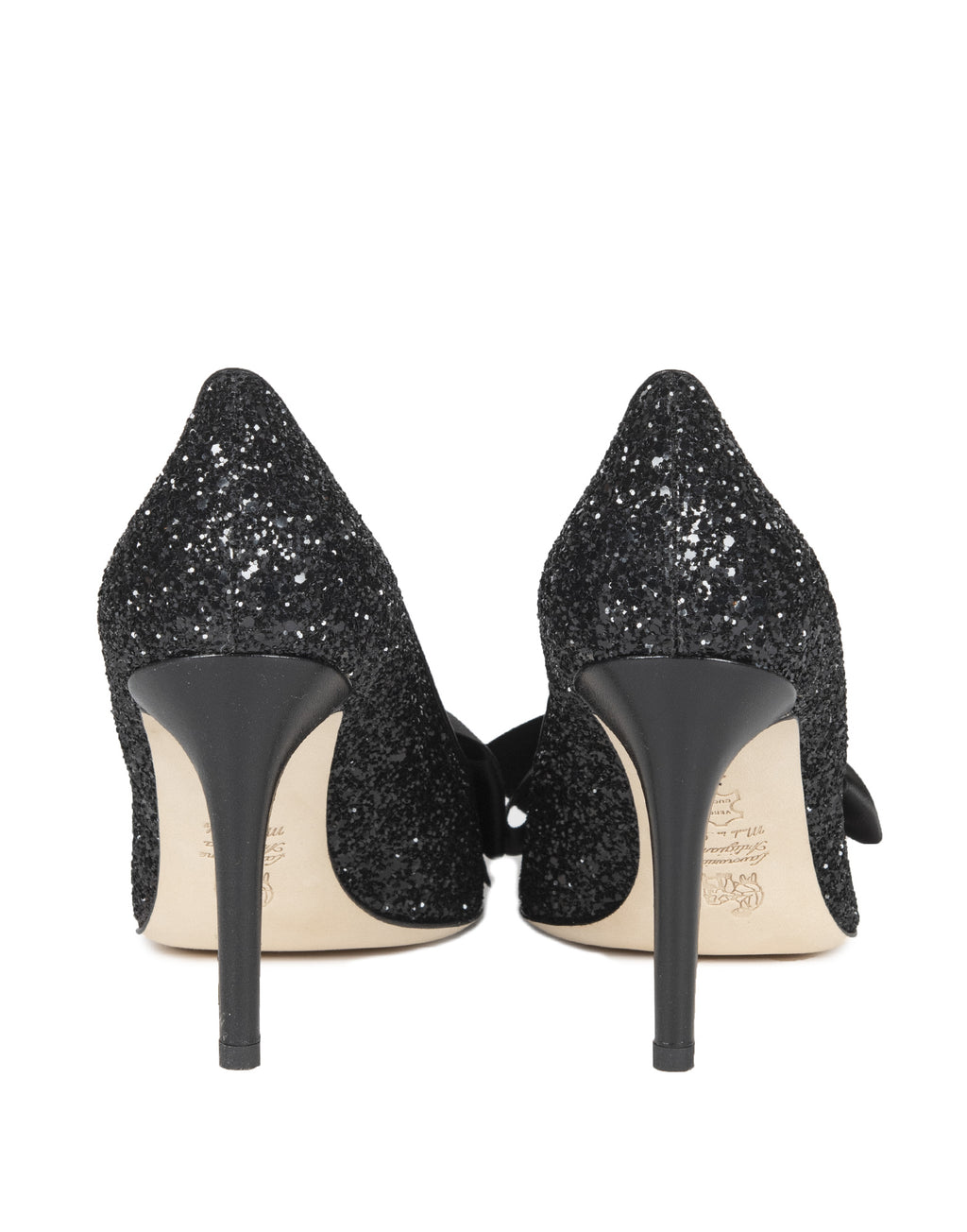 DOUUOD Décolleté Glitter con Fiocco