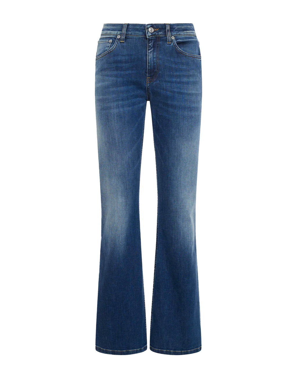 DEPARTMENT FIVE Jeans Bootcut Mega in Denim Blu