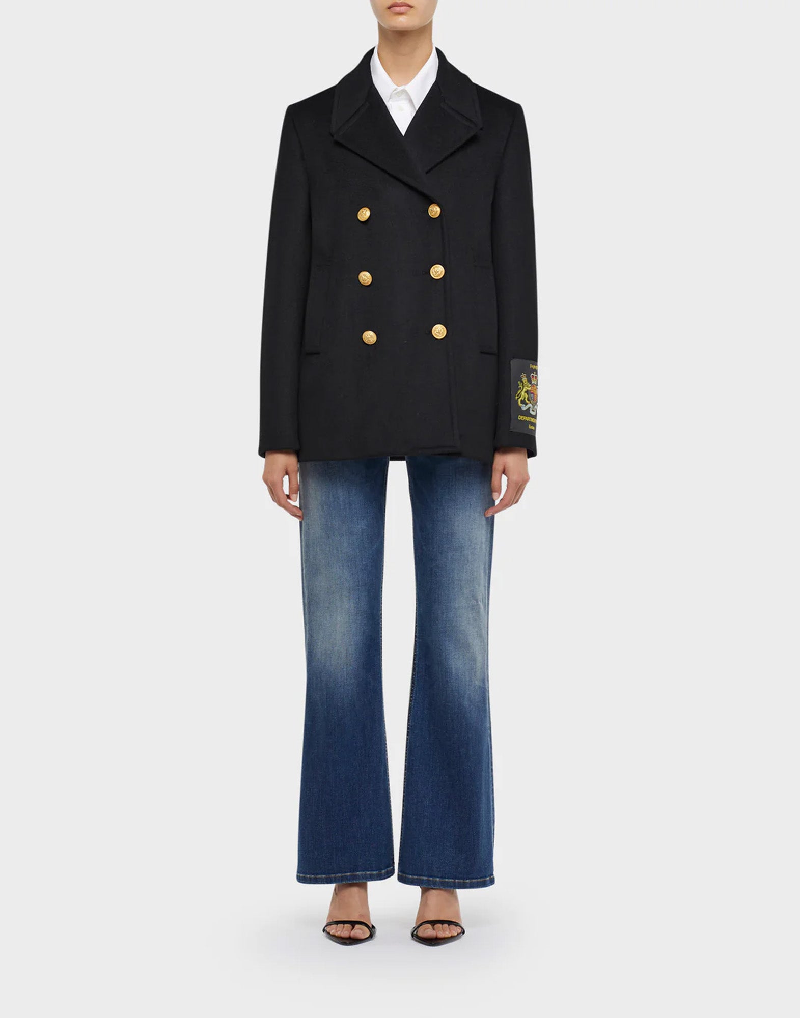 DEPARTMENT FIVE Jeans Bootcut Mega in Denim Blu