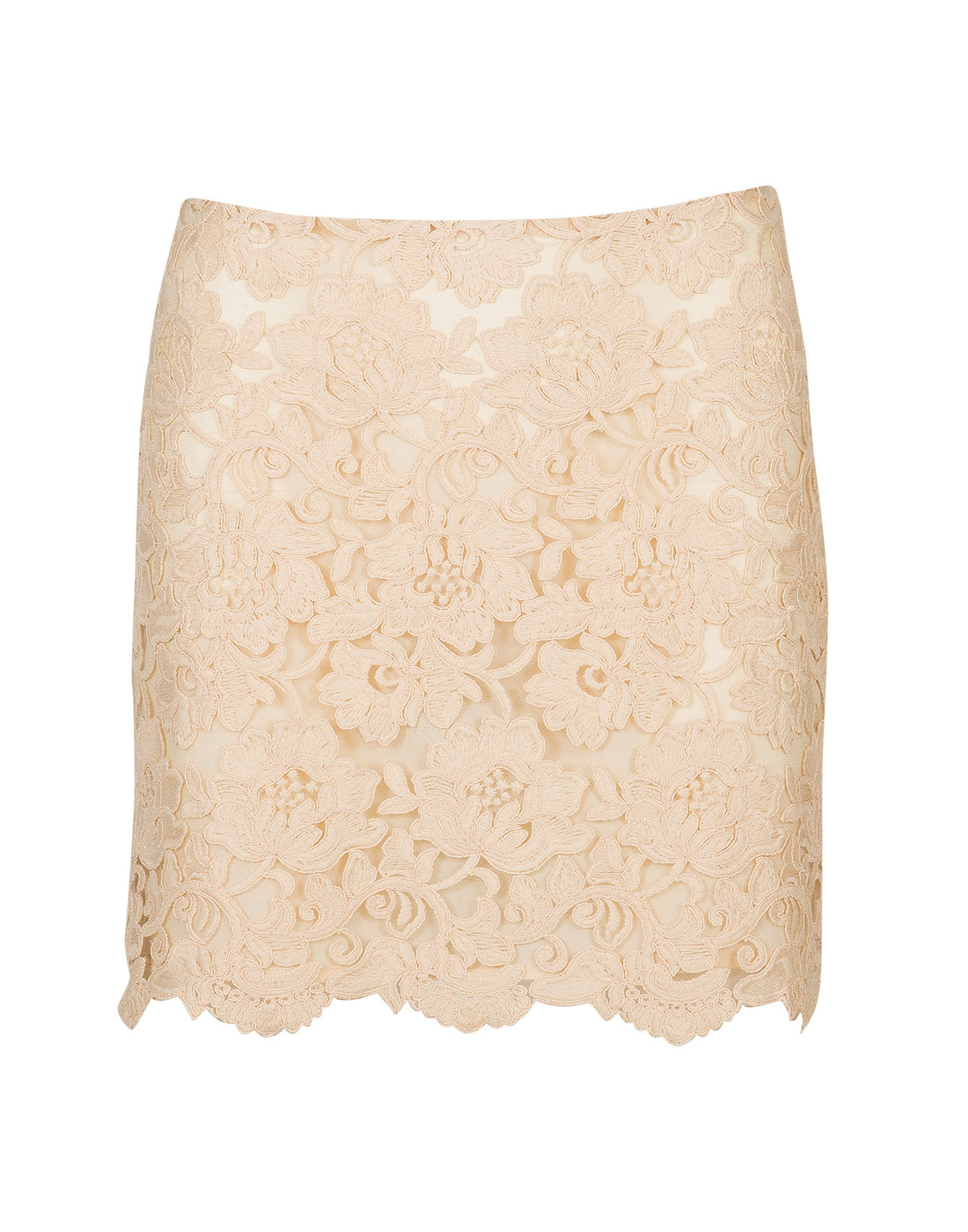 DOUUOD Gonna Corta in Macramè su Tulle