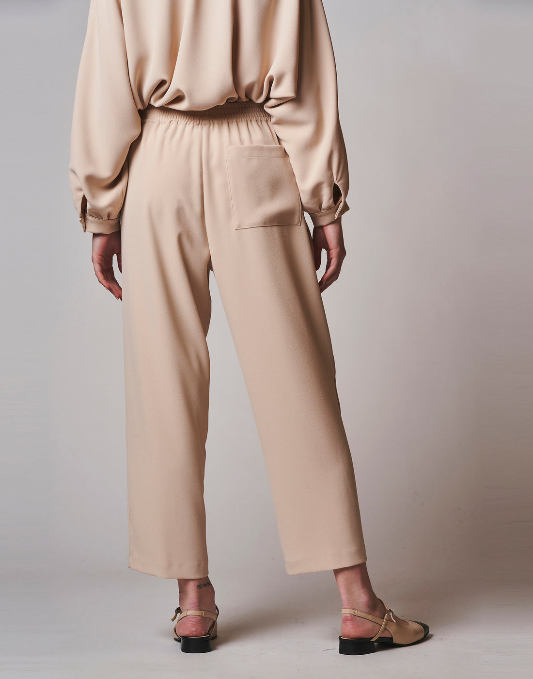 DOUUOD Pantalone Japan in Crêpe