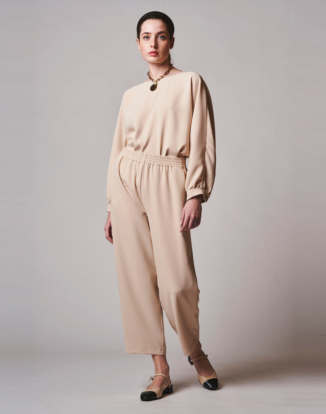 DOUUOD Pantalone Japan in Crêpe
