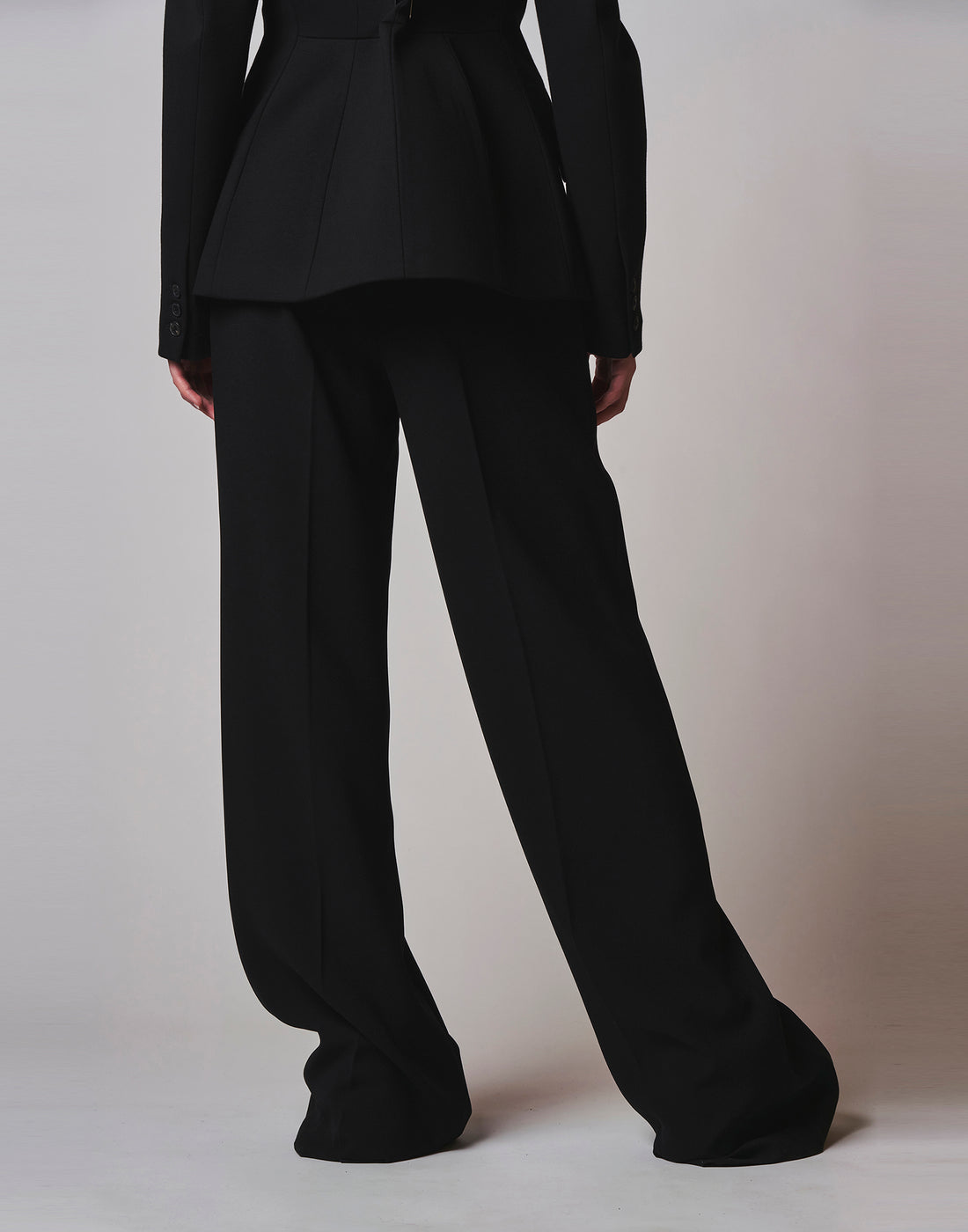 DOUUOD Pantalone con Gamba Ampia in Crêpe