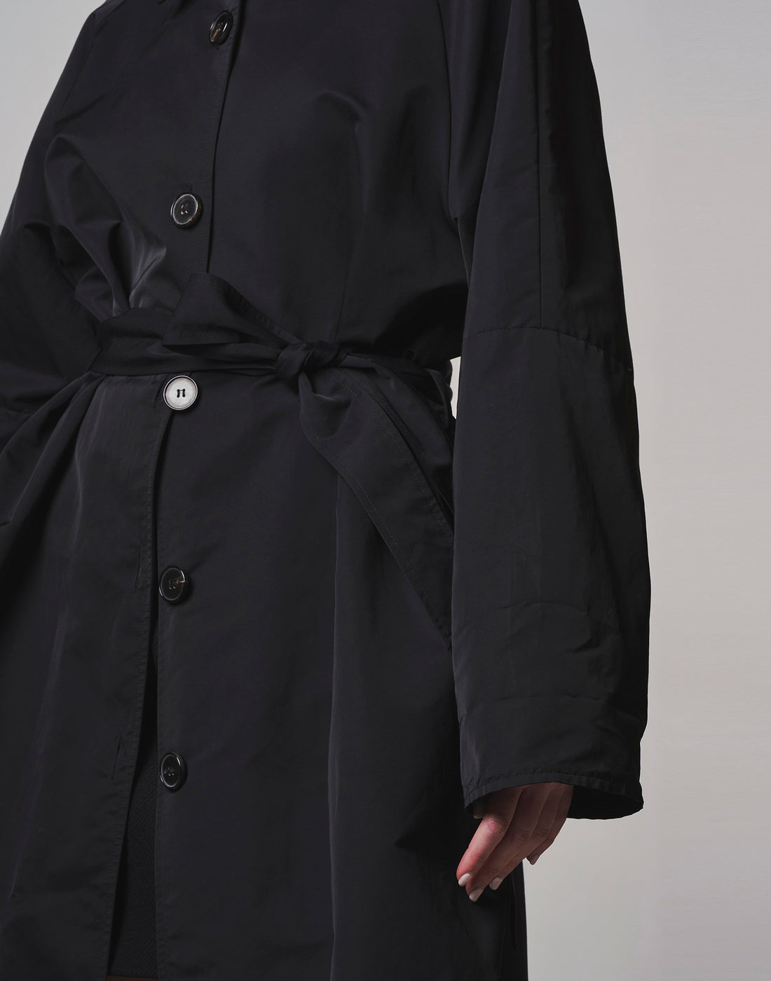 DOUUOD Trench in Nylon Tecnico