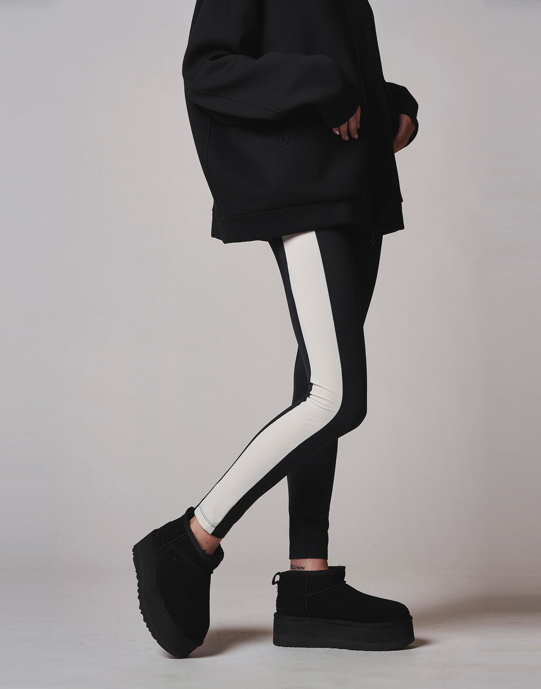 DOUUOD Leggings Bicolor in Lycra