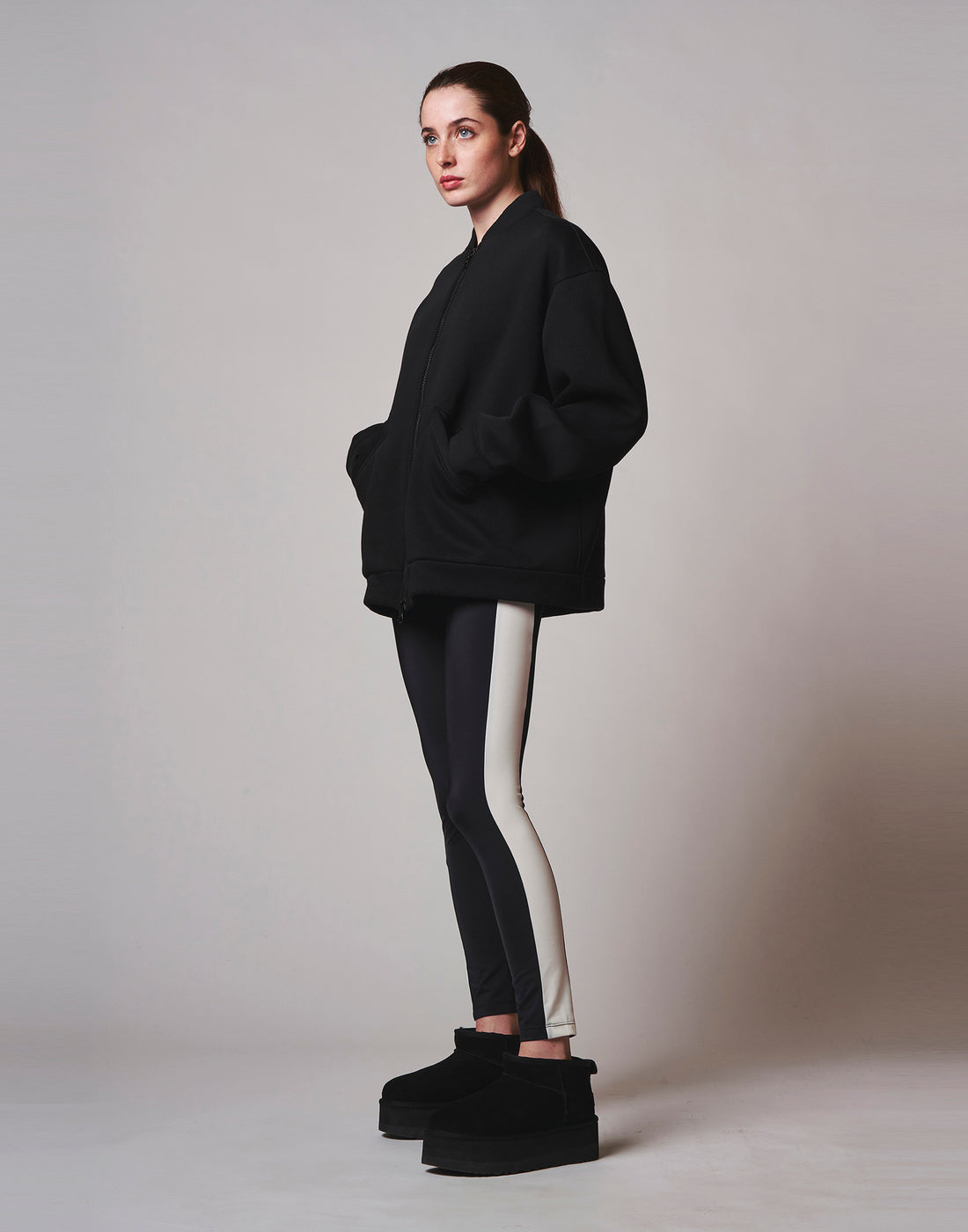 DOUUOD Leggings Bicolor in Lycra