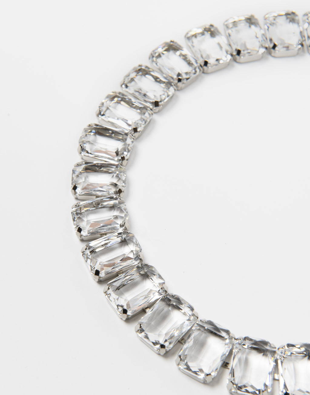 DOUUOD Collana con Pietre Trasparente