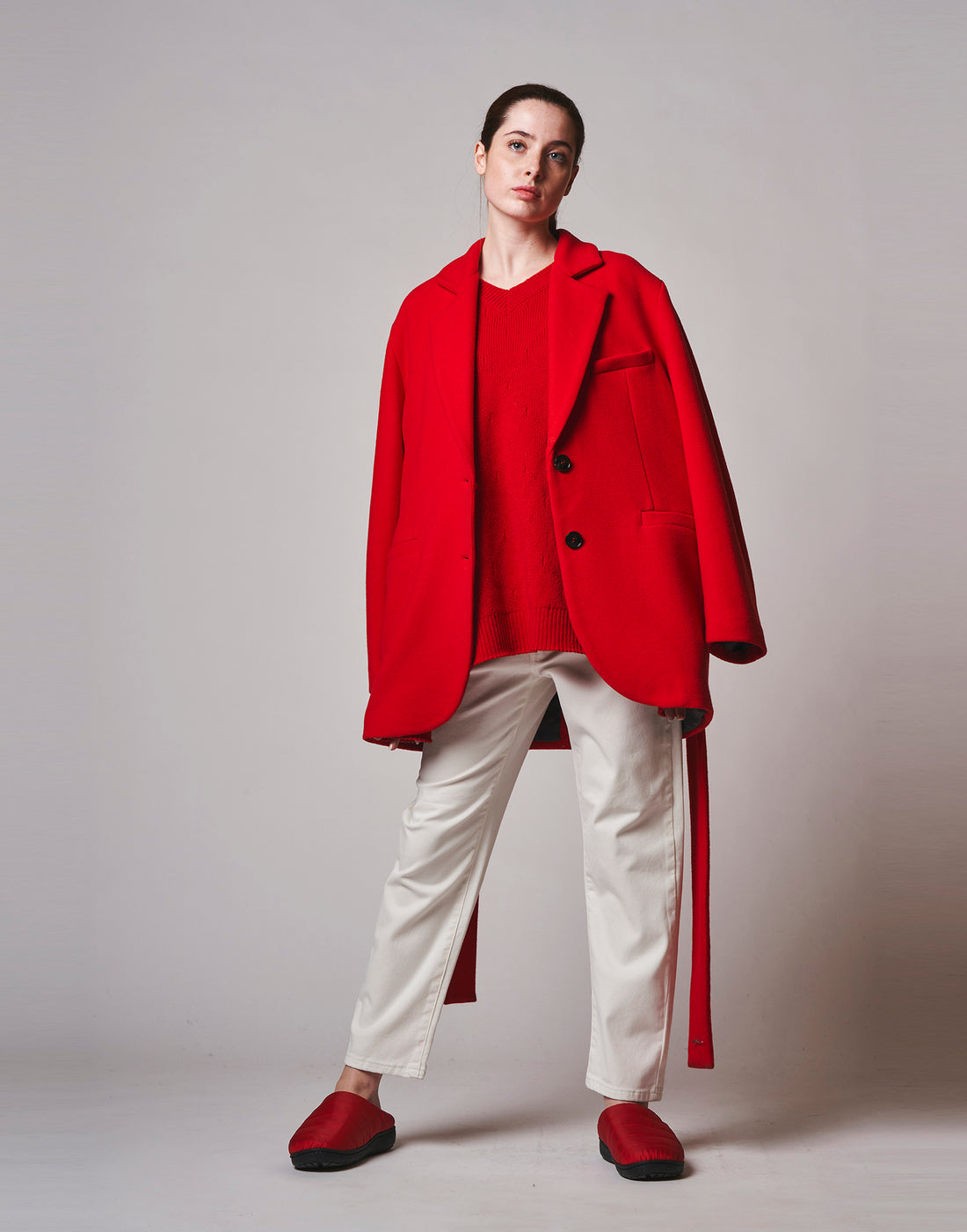 DOUUOD Maglione Con Scollo A "V" In Lana E Cashmere
