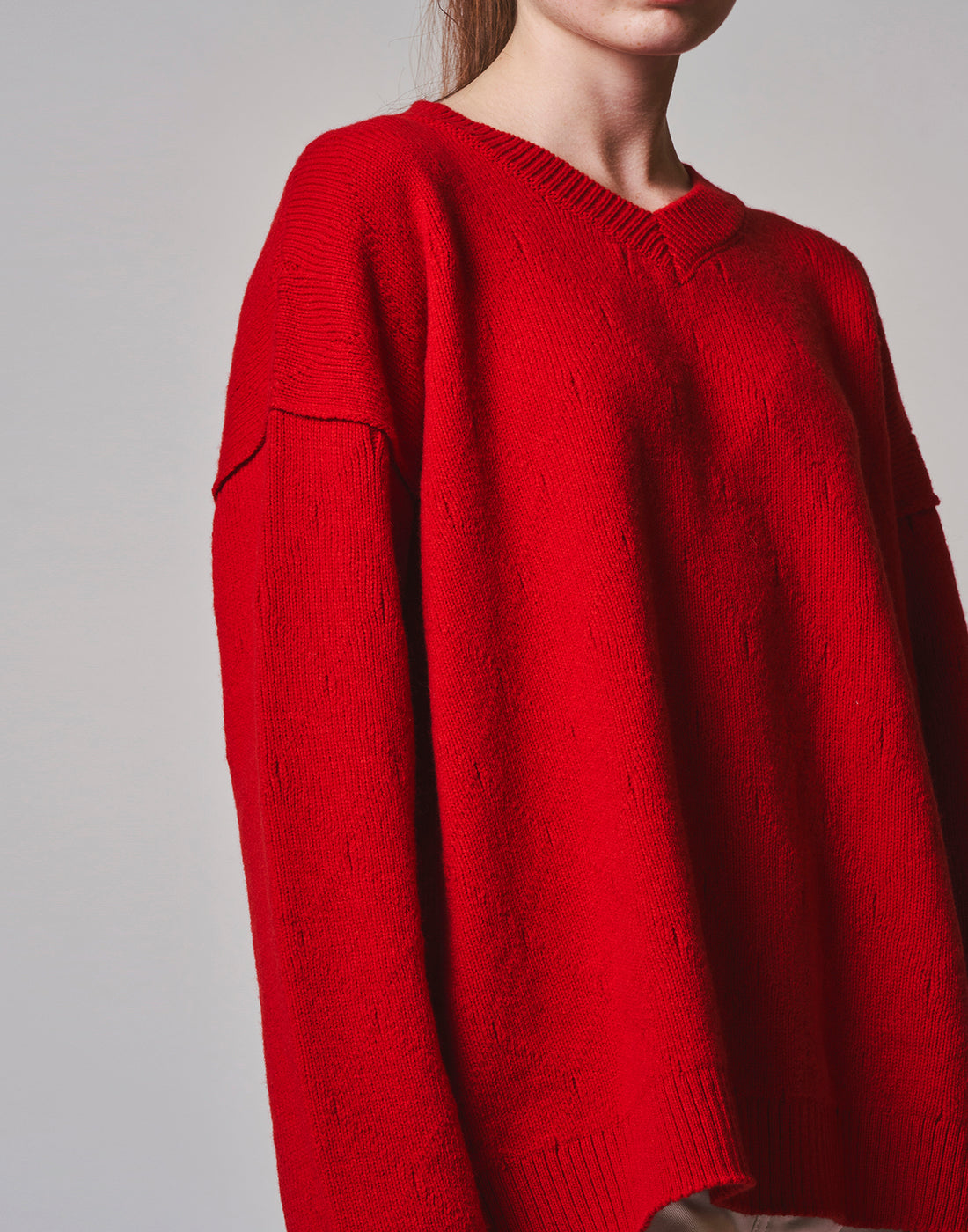 DOUUOD Maglione Con Scollo A "V" In Lana E Cashmere