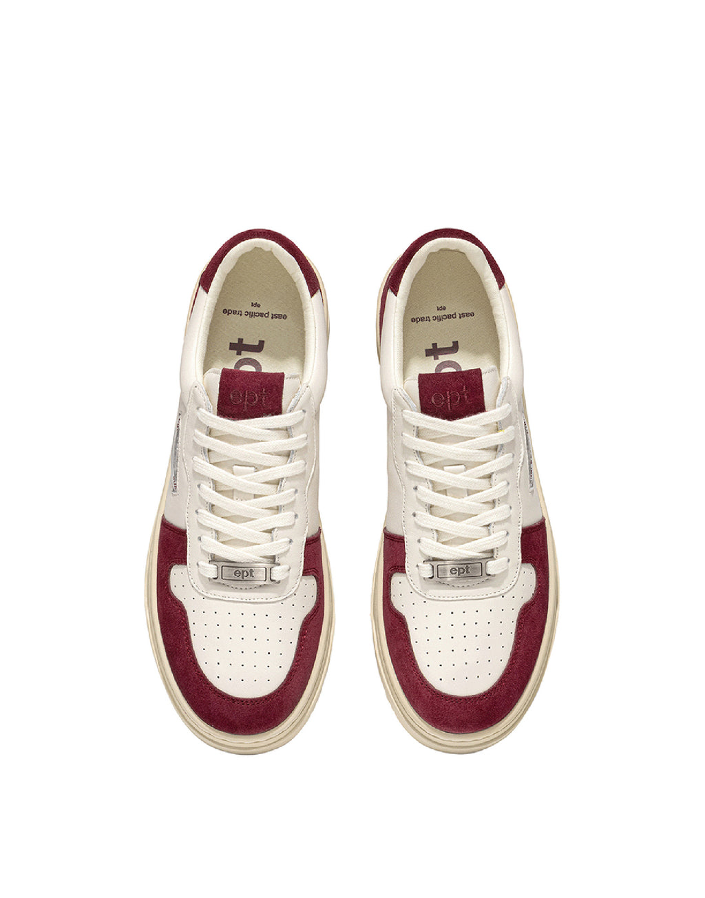 EPT Sneakers Court Suede Burgundy