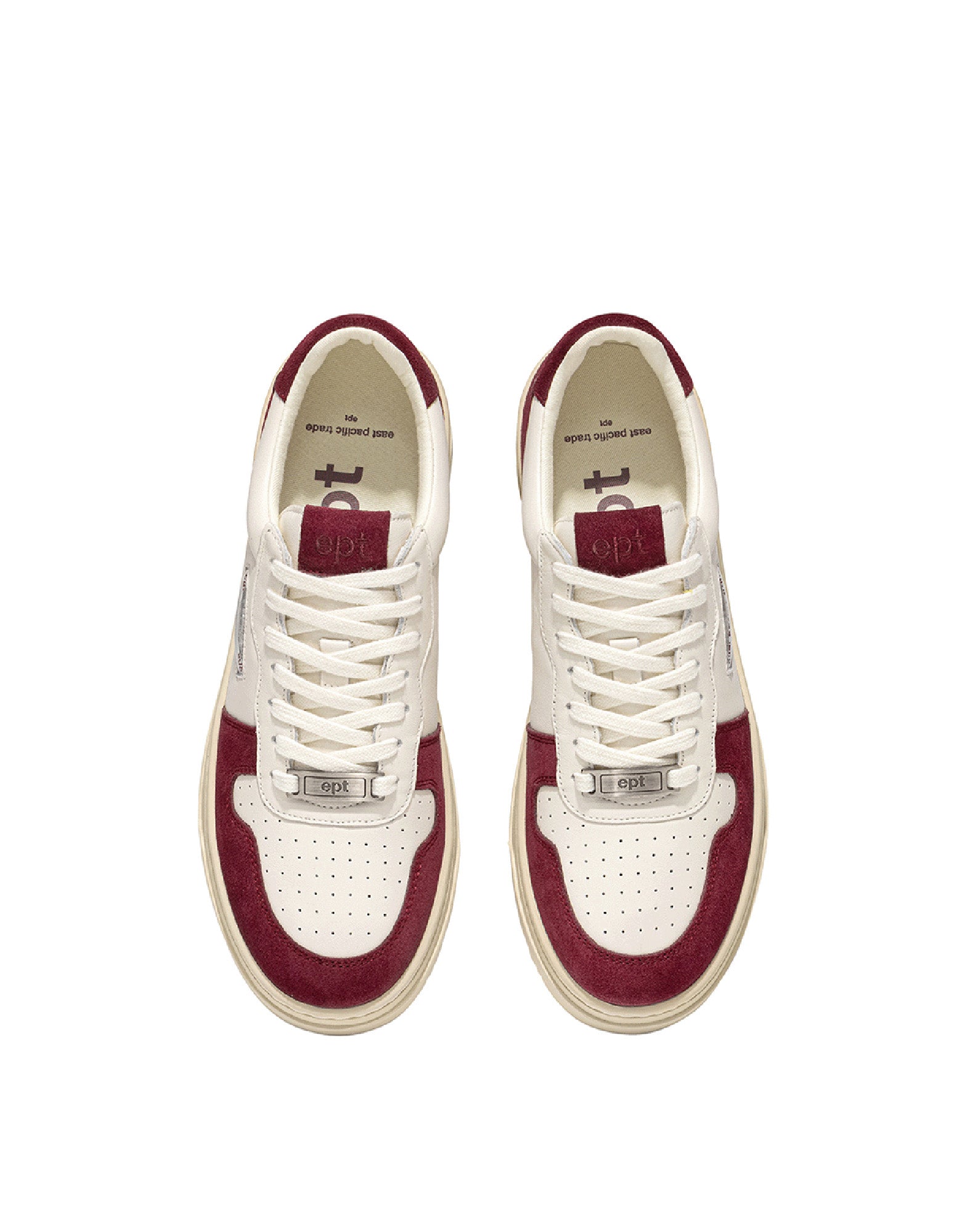 EPT Sneakers Court Suede Burgundy
