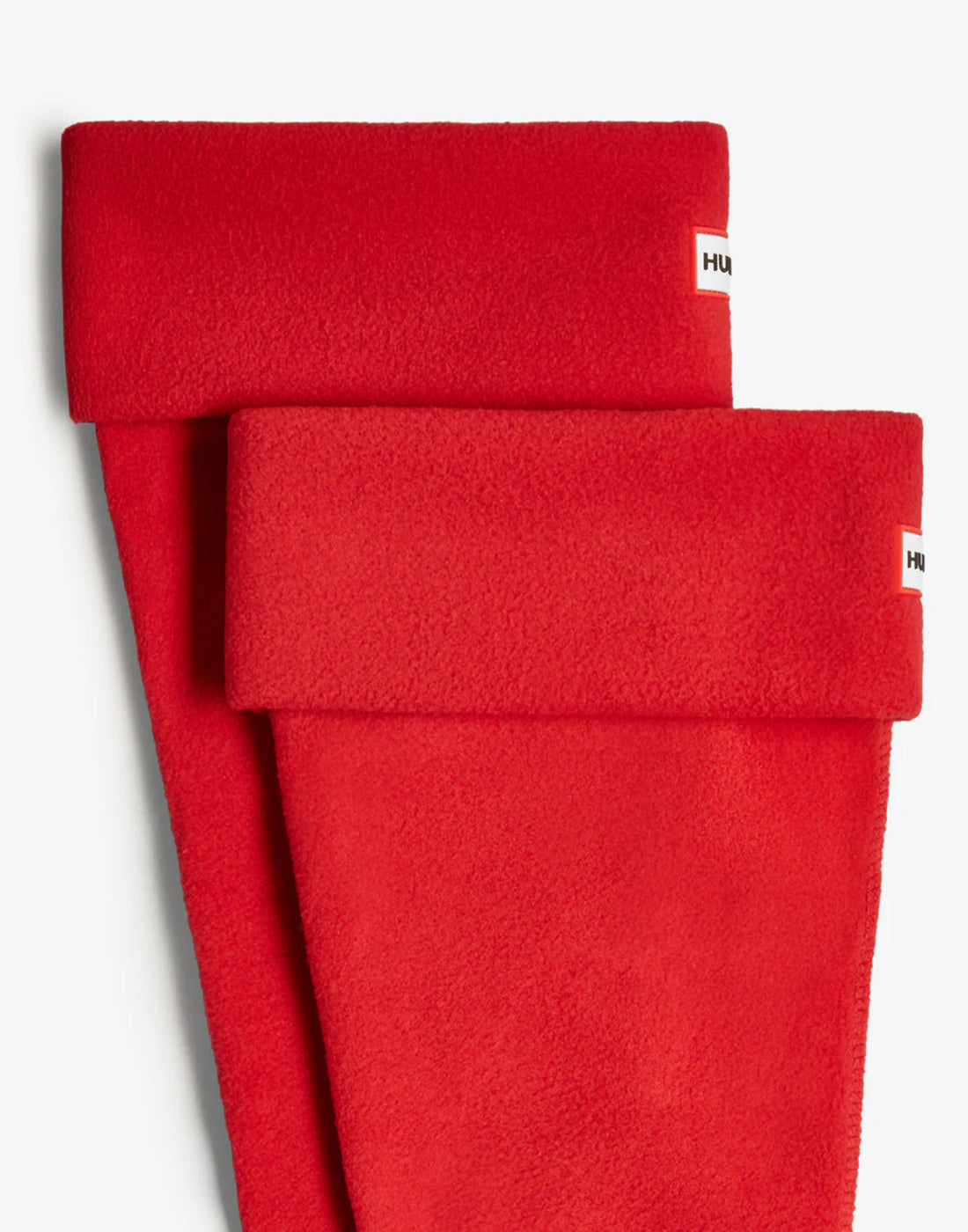 HUNTER Calze Alte con Polsino in Pile Riciclato Military Red