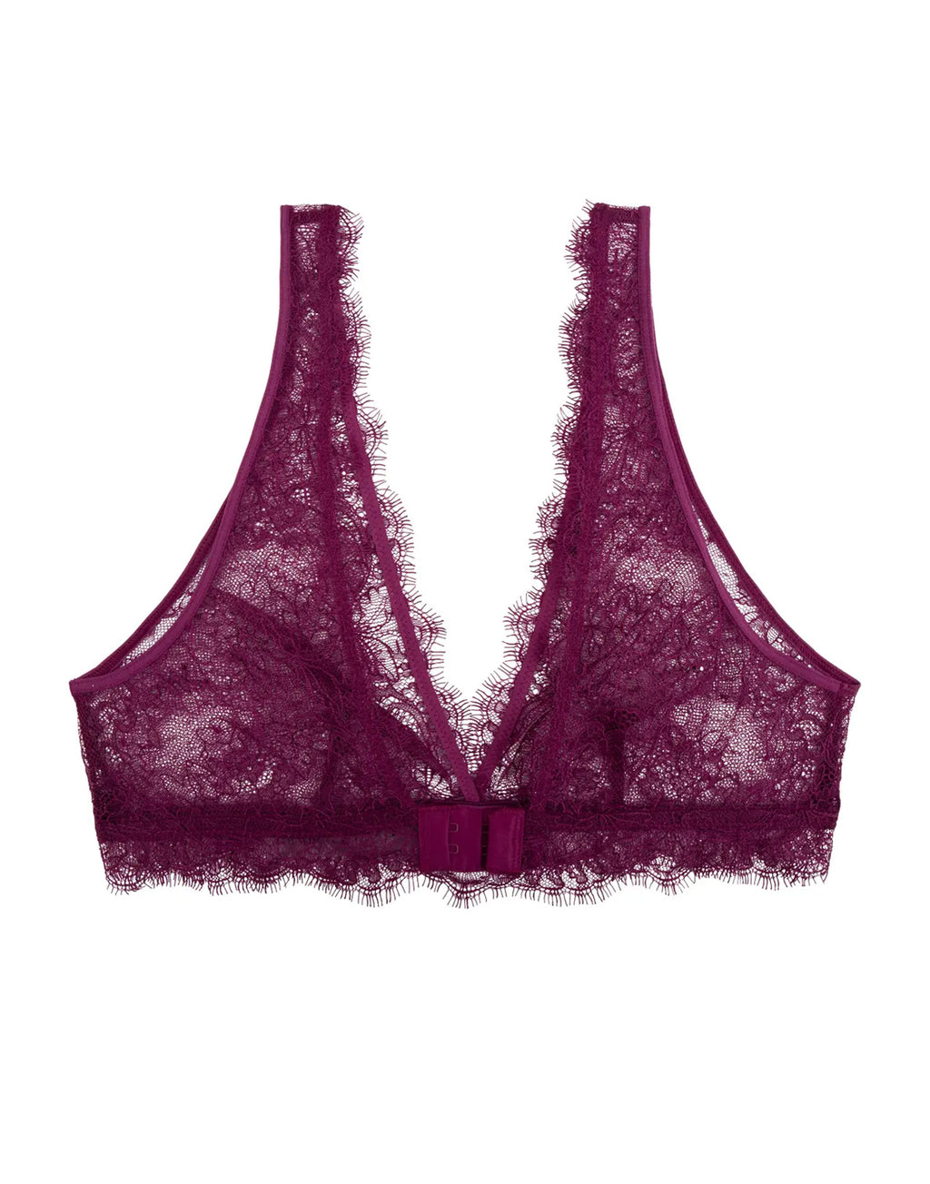 LOVE STORIES Bralette Cherie in pizzo borgogna