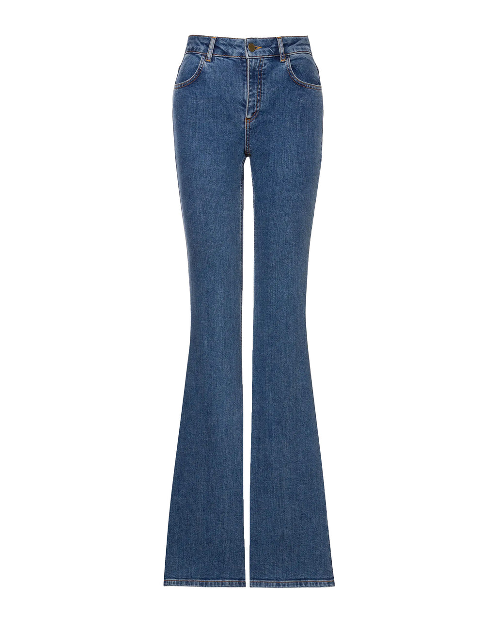 PHILOSOPHY Pantalone flare in denim comfort