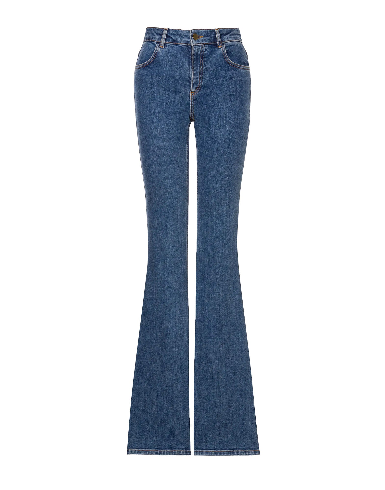 PHILOSOPHY Pantalone flare in denim comfort