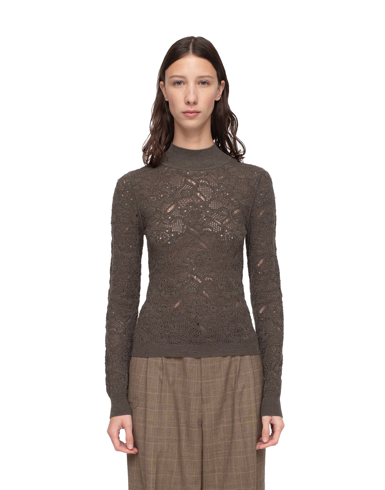 SEA NY Maglia Nelle in Lana con Ricamo