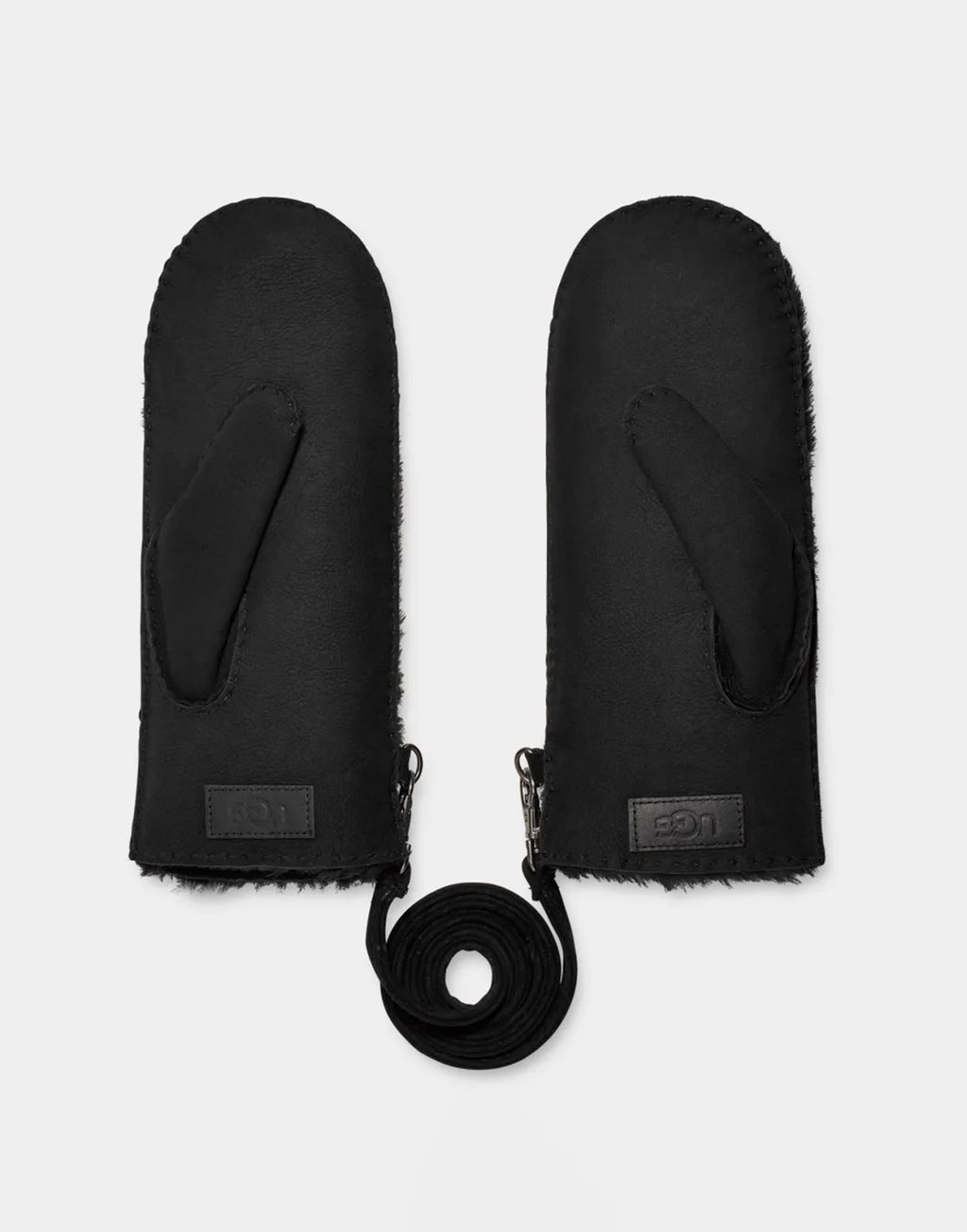 UGG Manopole Con Montone A Vista Black