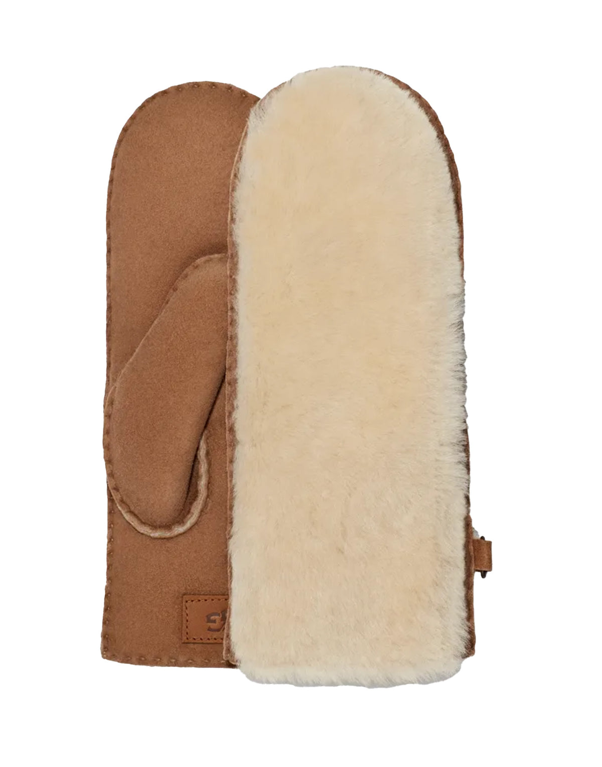 Moufles en peau de mouton retournée UGG Chestnut