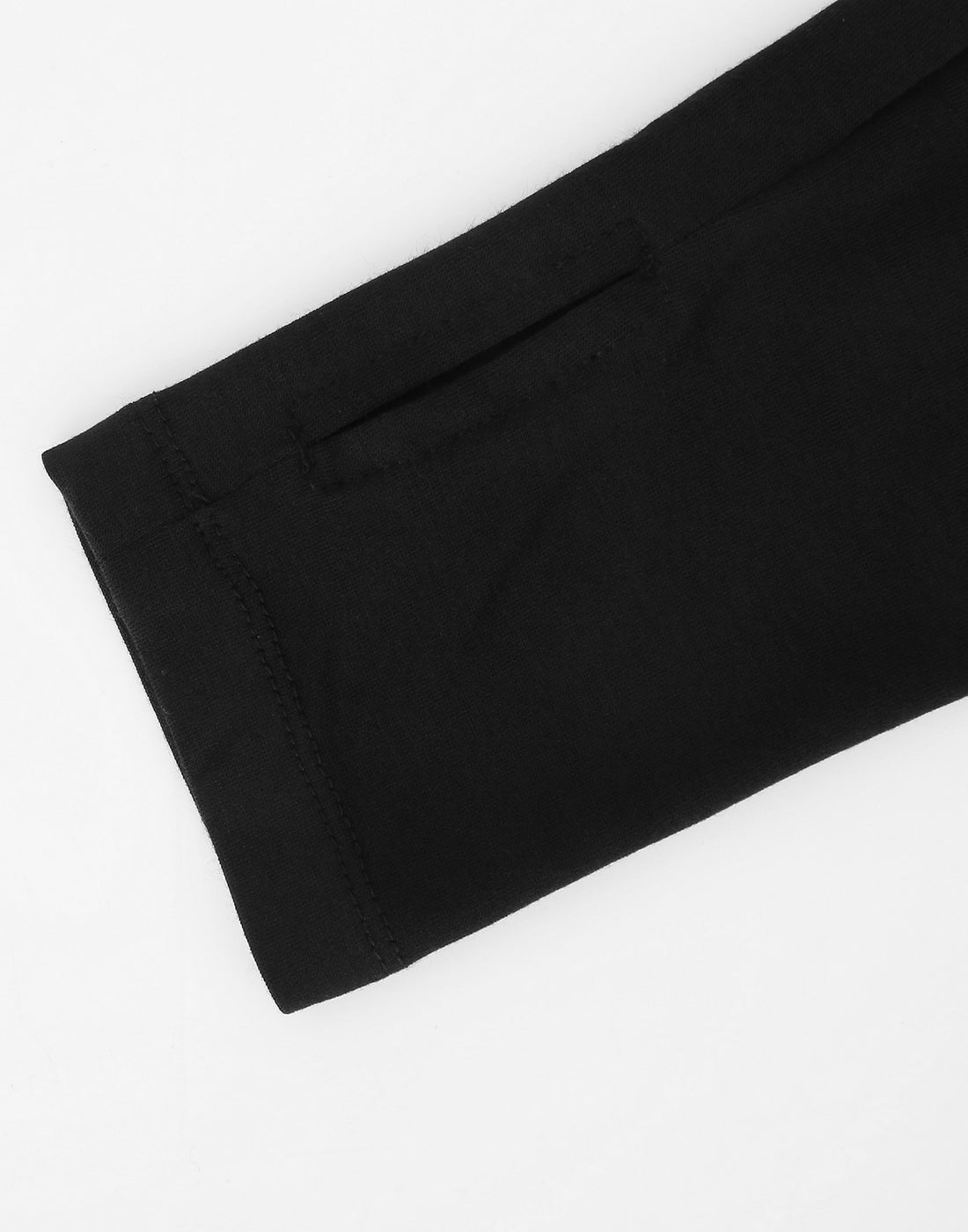 VIS A VIS Maglia a Collo Alto in Jersey Nera