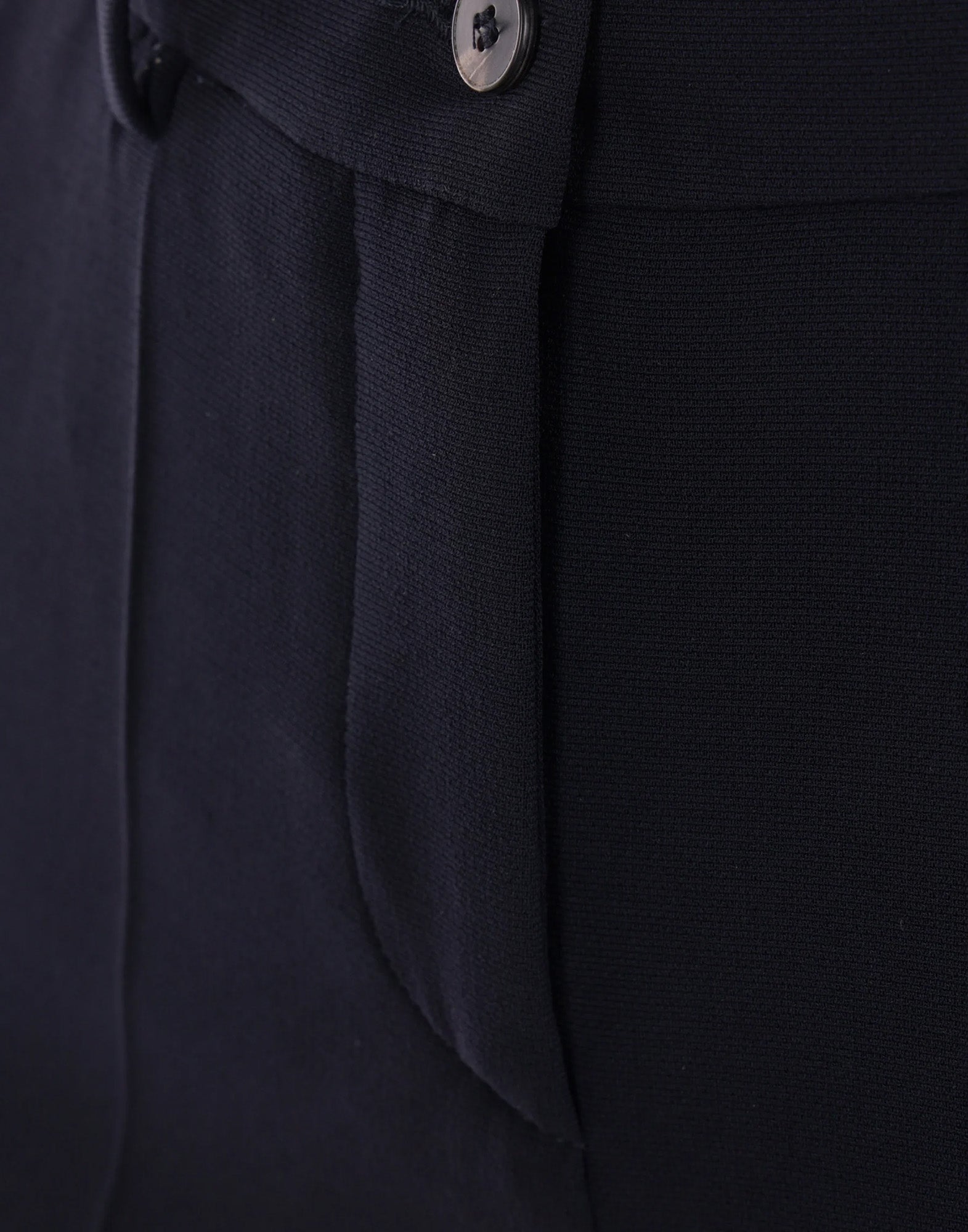 ALBERTO BIANI Pantalone a Trombetta in Tessuto Tecnico Stretch Blu