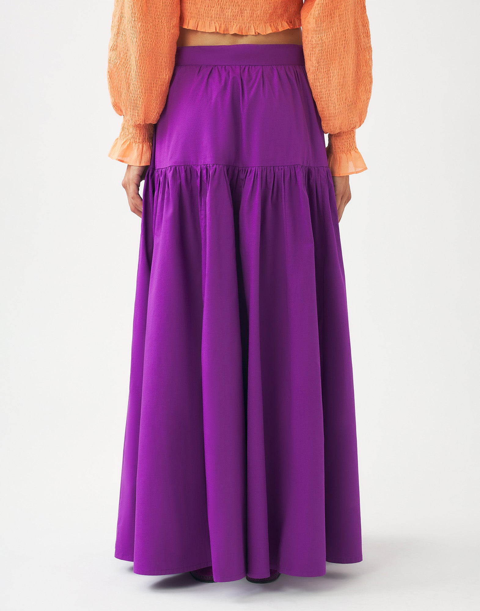 ANTIK BATIK Gonna Lunga in Pop Purple