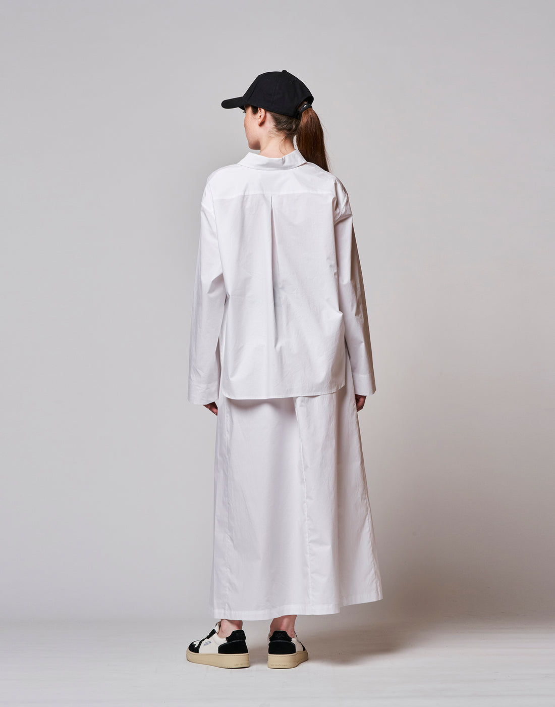 DOUUOD Abito Camicia Incrociata Lungo
