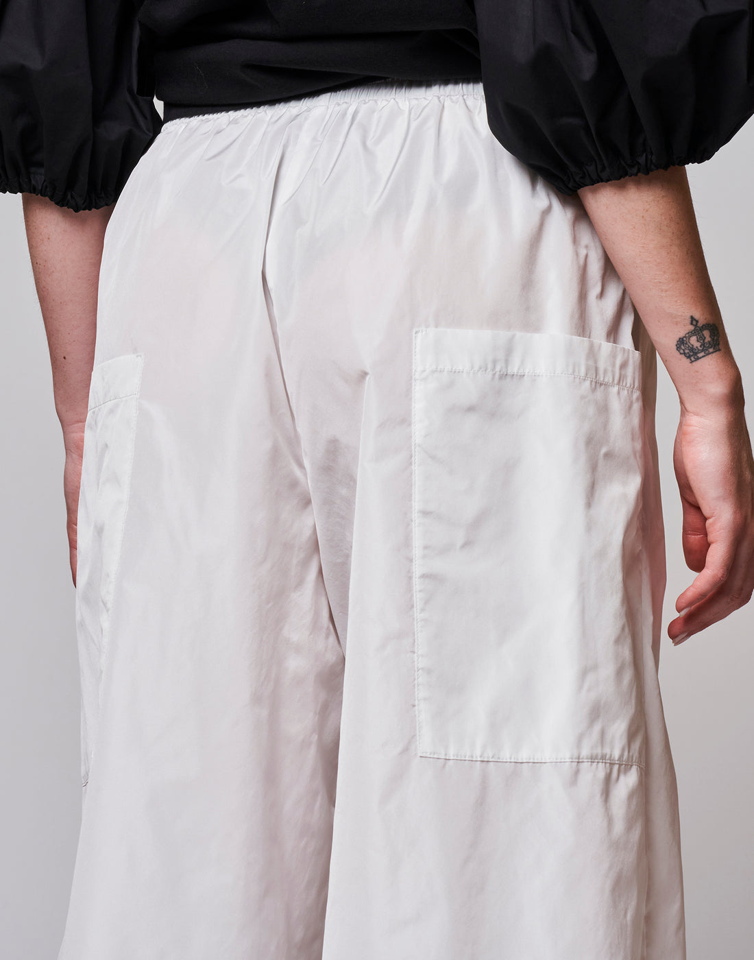 DOUUOD Pantalone a Palazzo in Taffetas