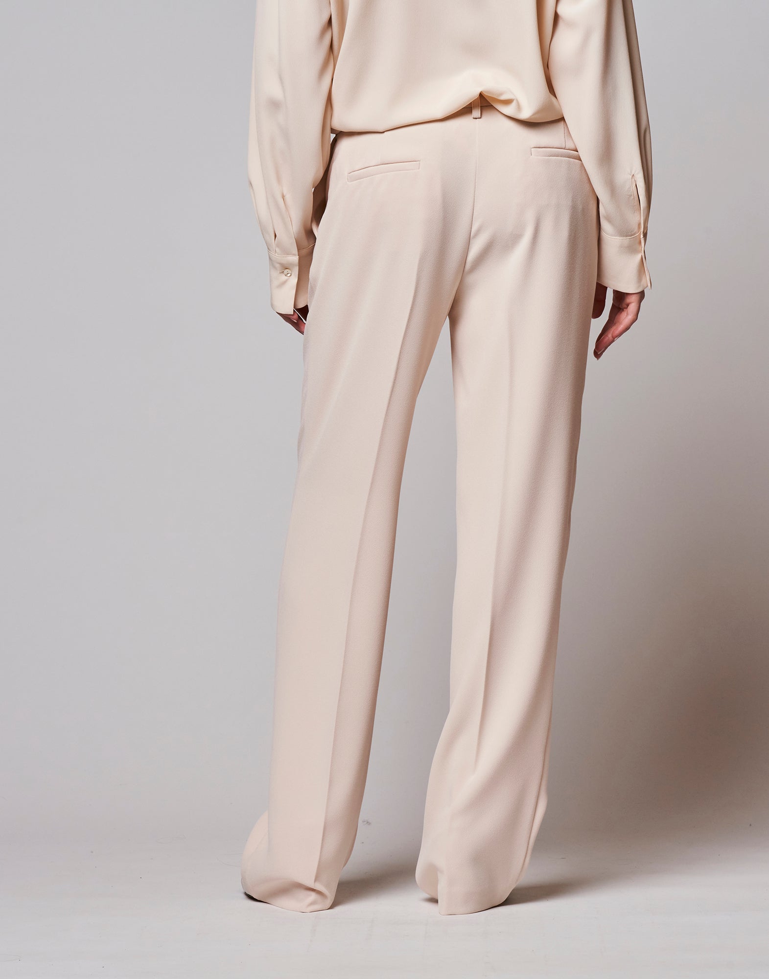 DOUUOD Pantalone a Uomo in Crepe Sablè