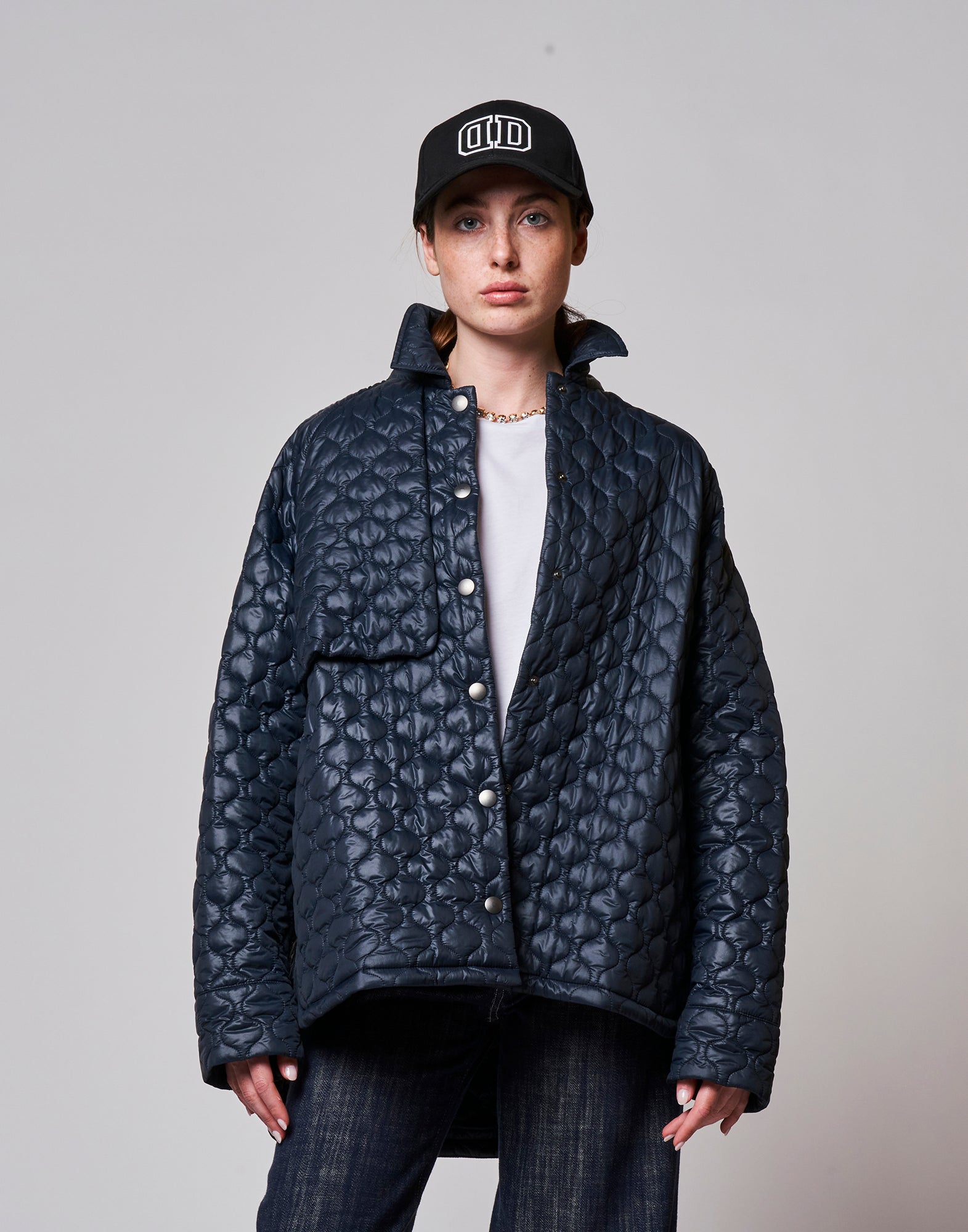 DOUUOD Parka Corto Trapuntato