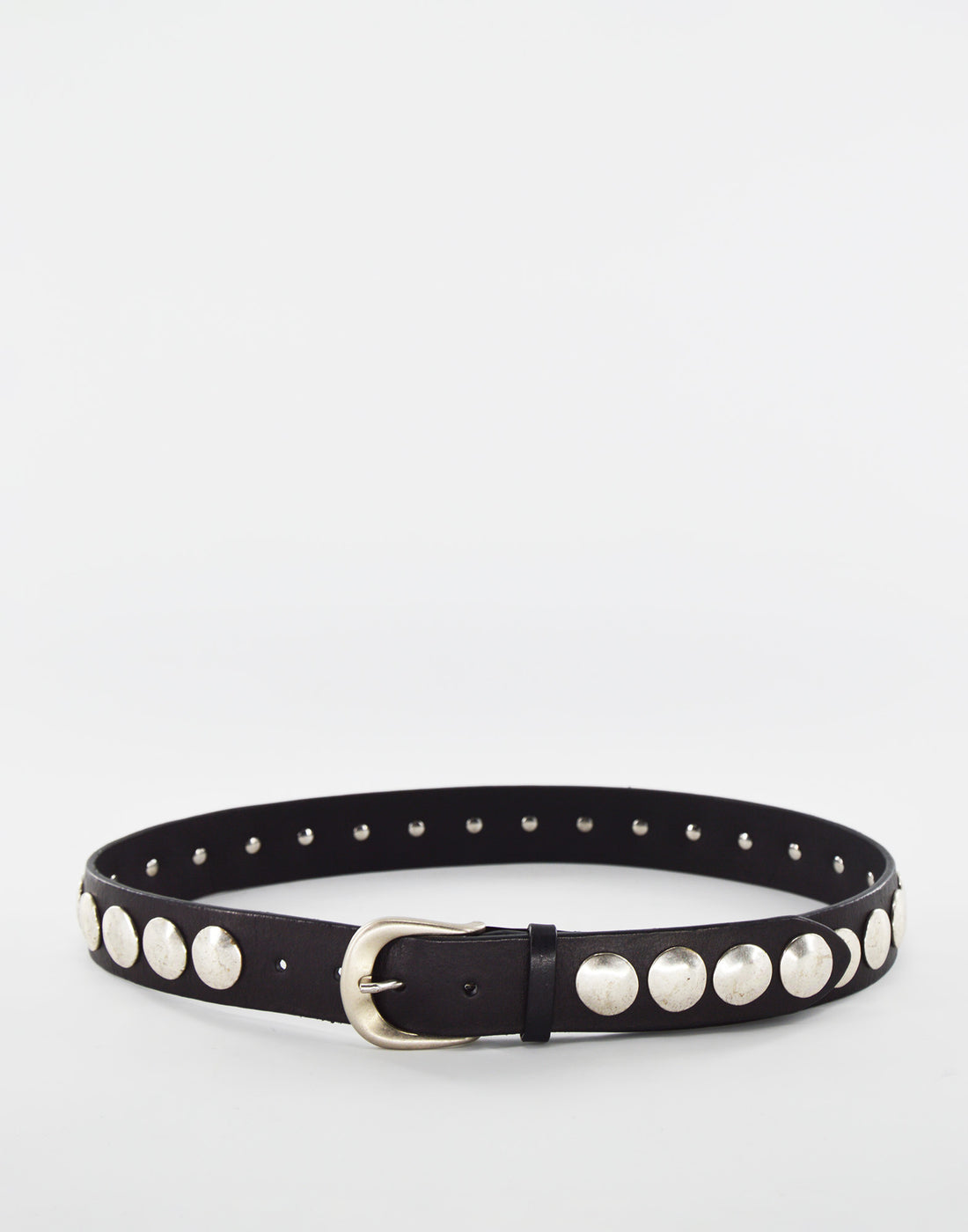 DOUUOD Cintura con Borchie Tonde Nera