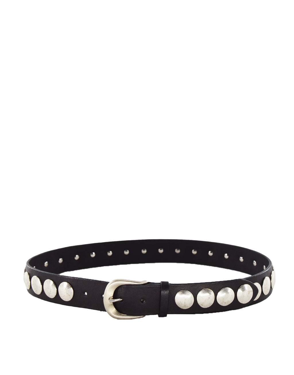 DOUUOD Cintura con Borchie Tonde Nera