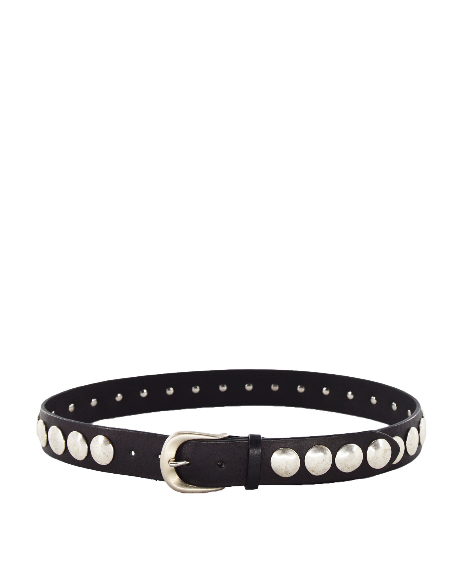 DOUUOD Cintura con Borchie Tonde Nera