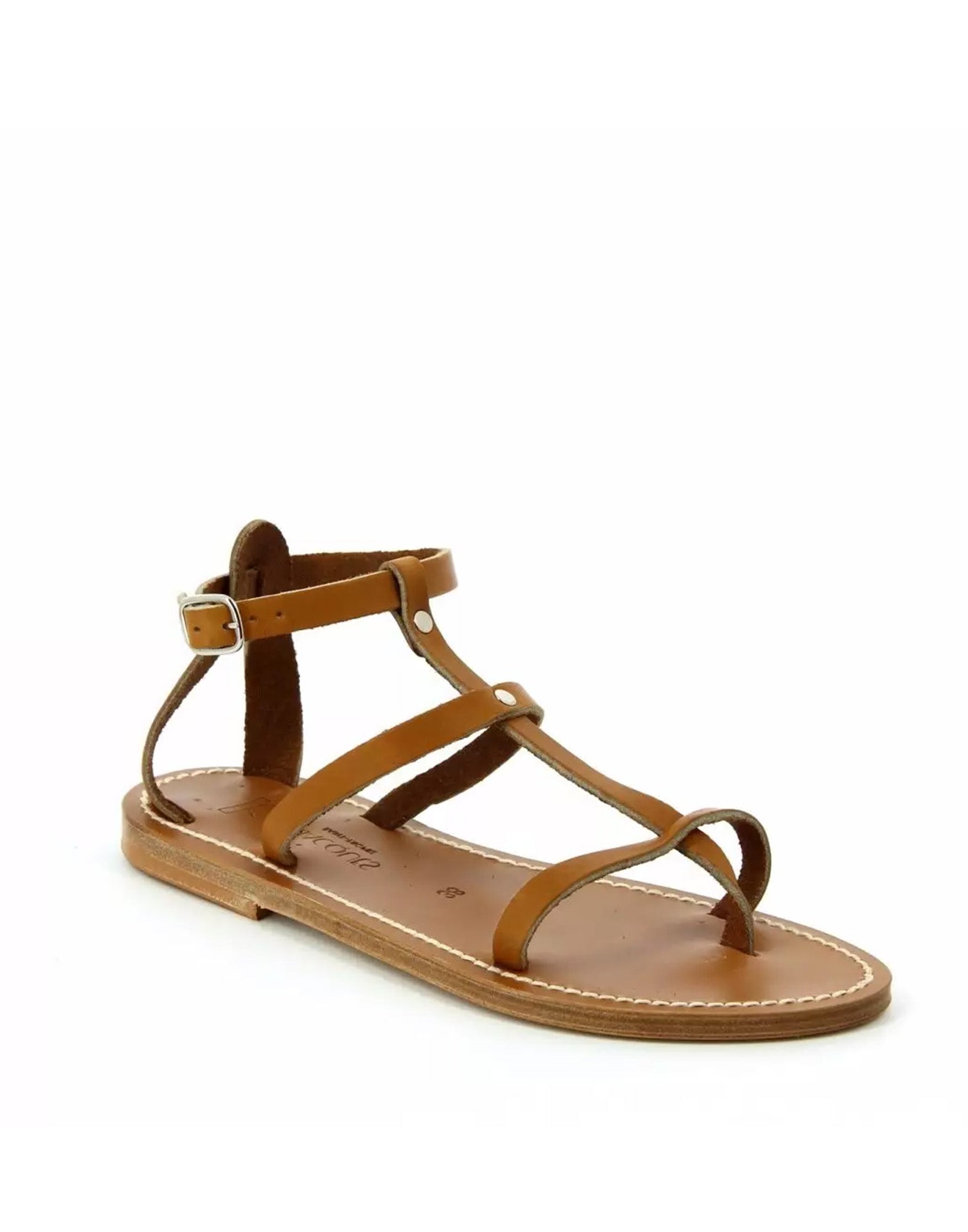 K.JACQUES Sandali Antioche in Pelle Naturel