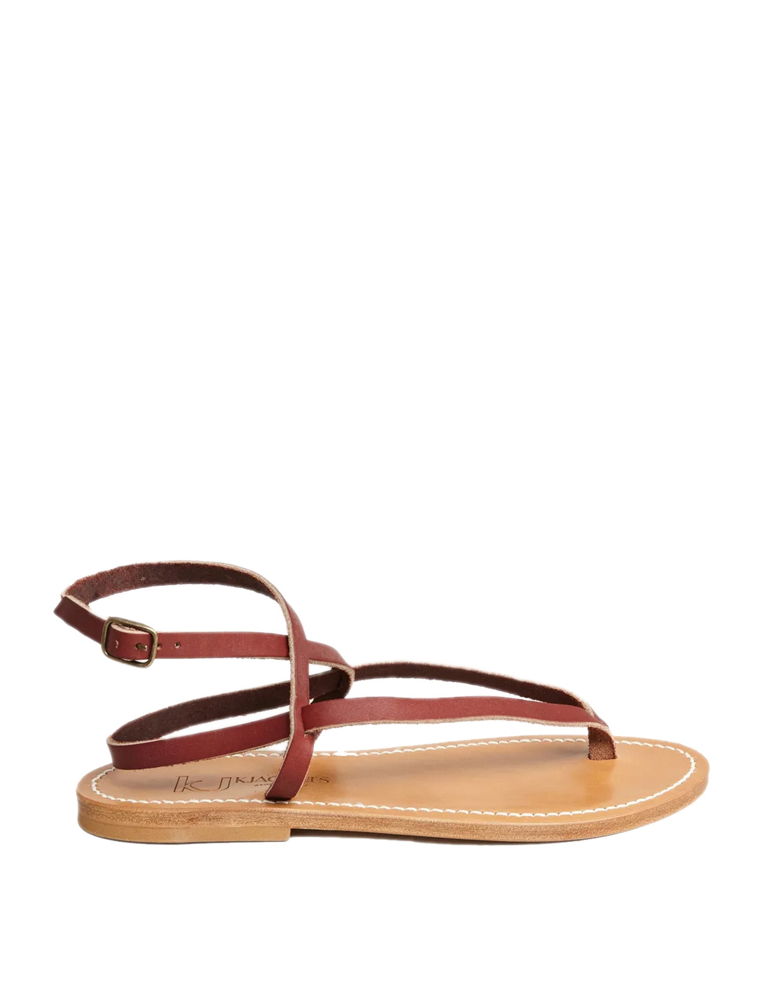 K.JACQUES Sandali Delta in Pelle Rouge