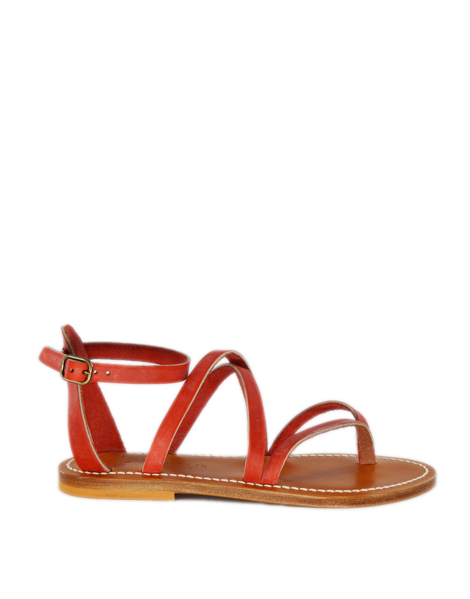 K.JACQUES Sandali Epicure in Pelle Rouge